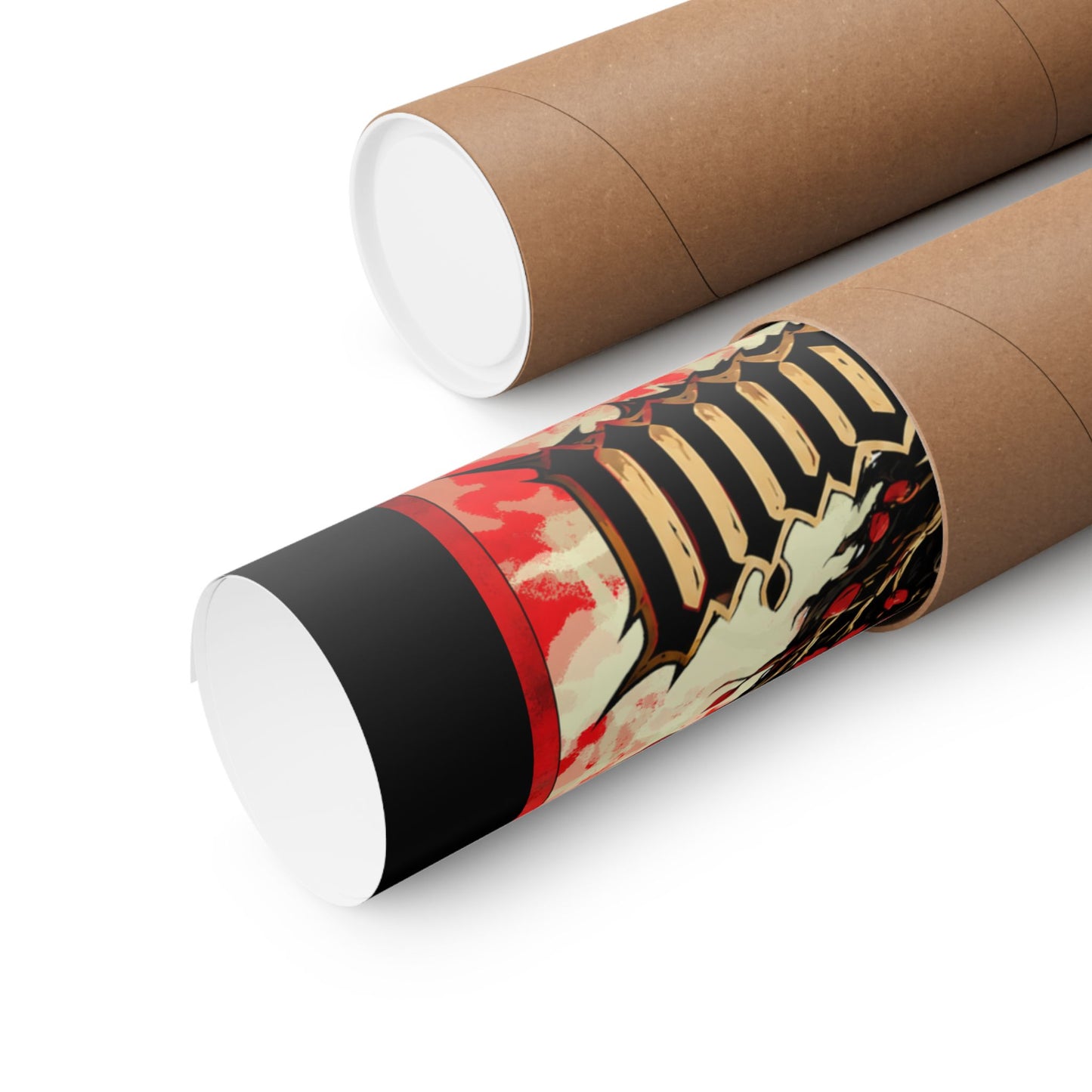 Samurai Wrath Poster — 'Wrath of the Ronin' Matte Vertical Art Print
