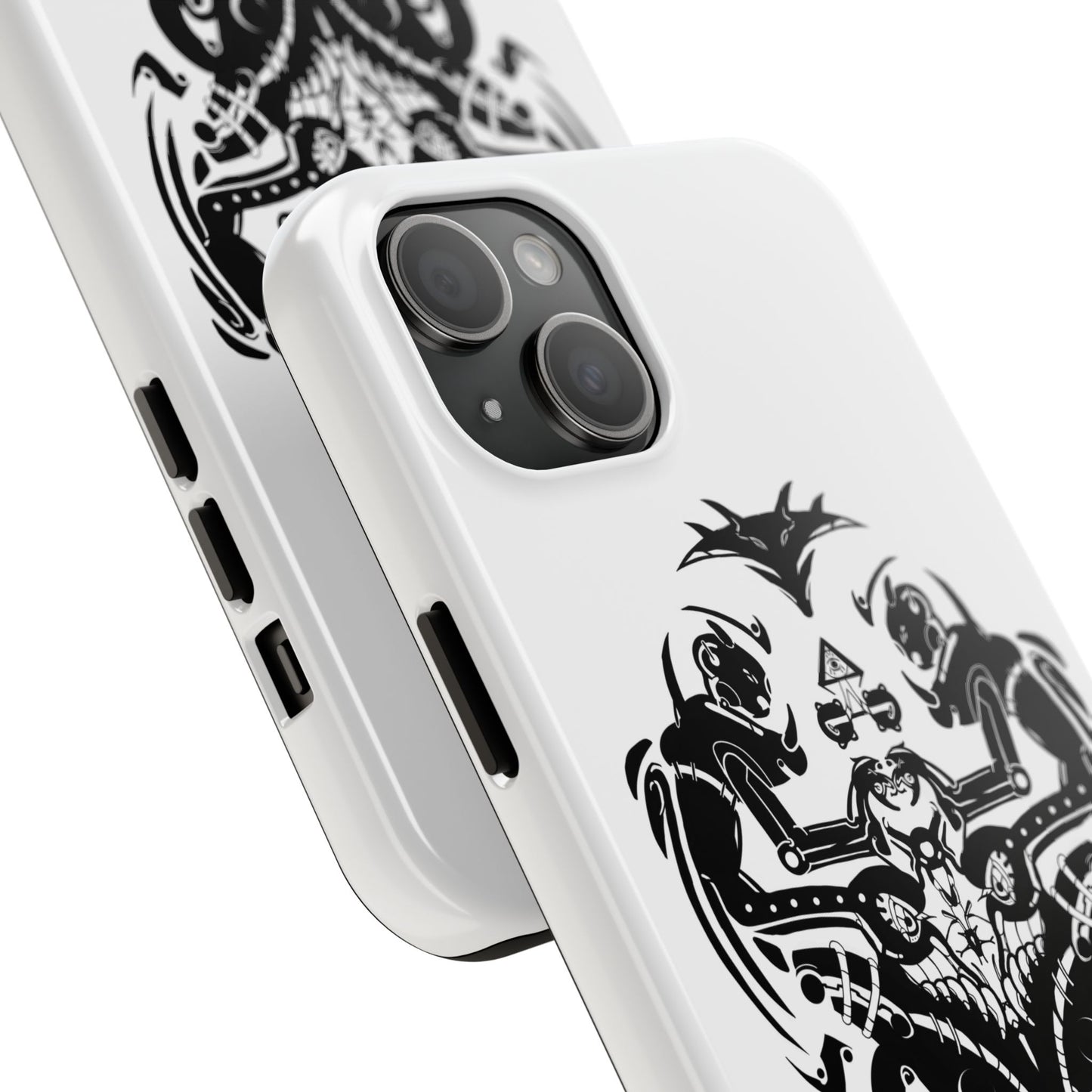 Viking Knotwork Tough Phone Case — Norse Warrior Tribal Design