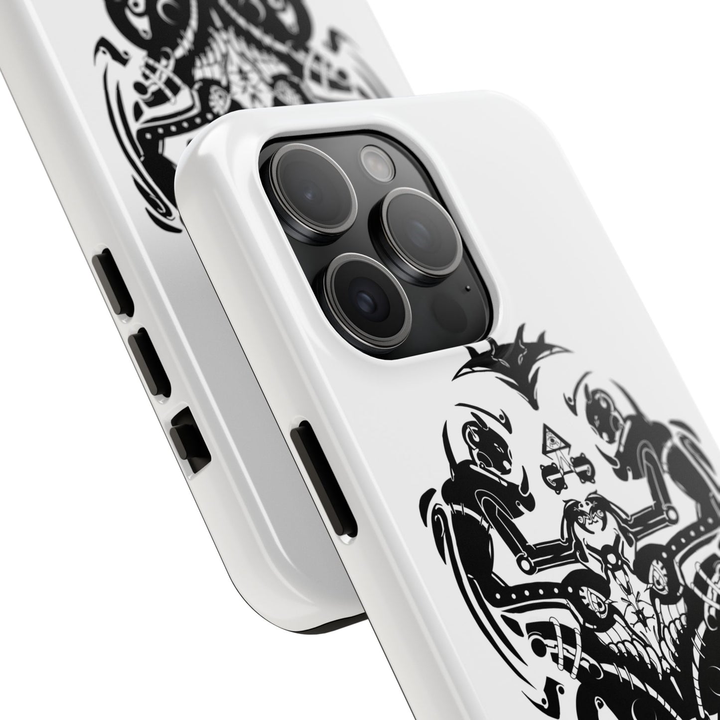 Viking Knotwork Tough Phone Case — Norse Warrior Tribal Design