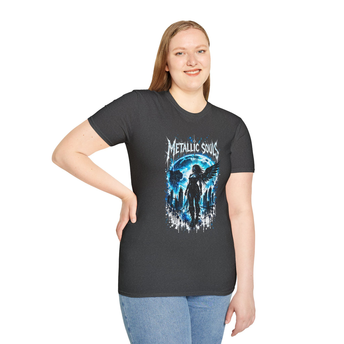 Mystical Blue Raven Forest T-Shirt