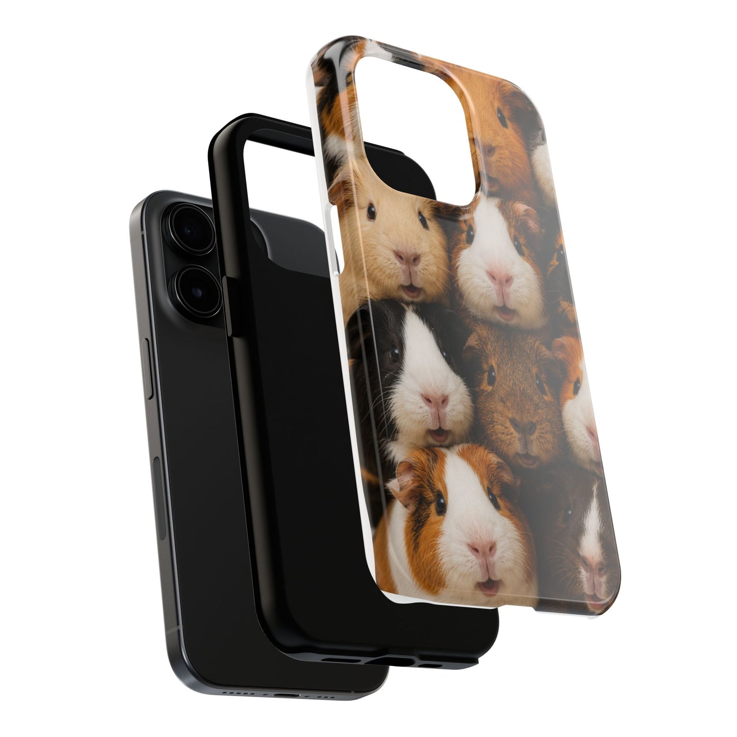 Guinea Pig Collage Tough Phone Case — Cute Small Pet Protective Phone Cover