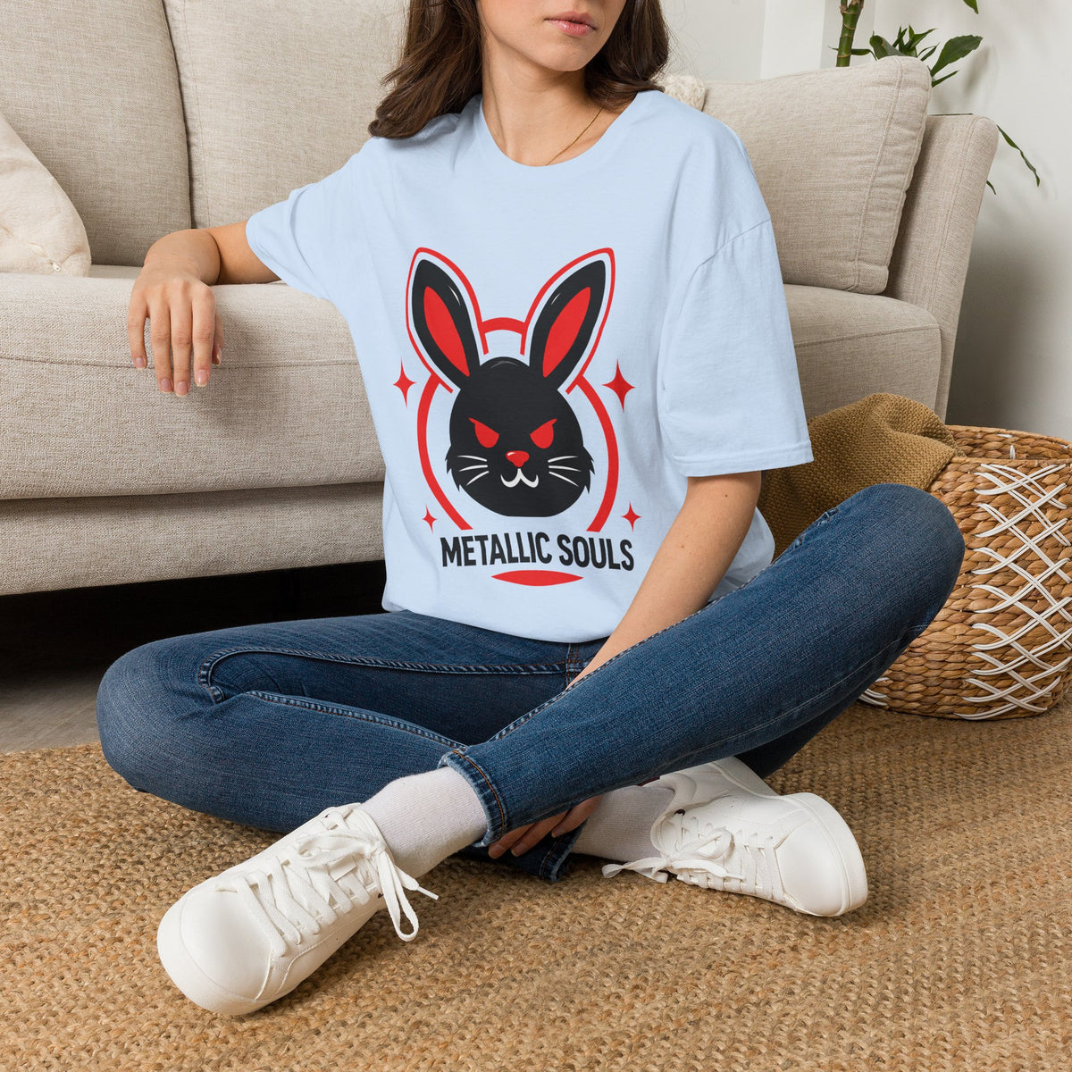 Metallic Souls Bunny Logo T-Shirt