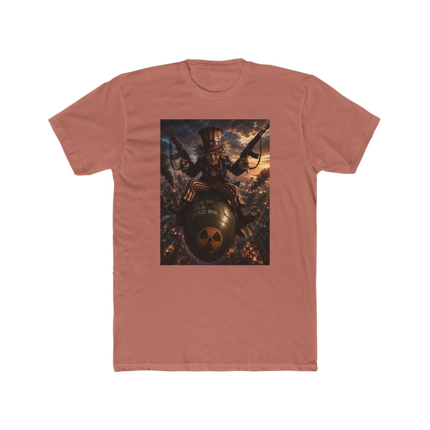 Viking Warrior Helmet Graphic Tee — Norse Bomber Skull Design
