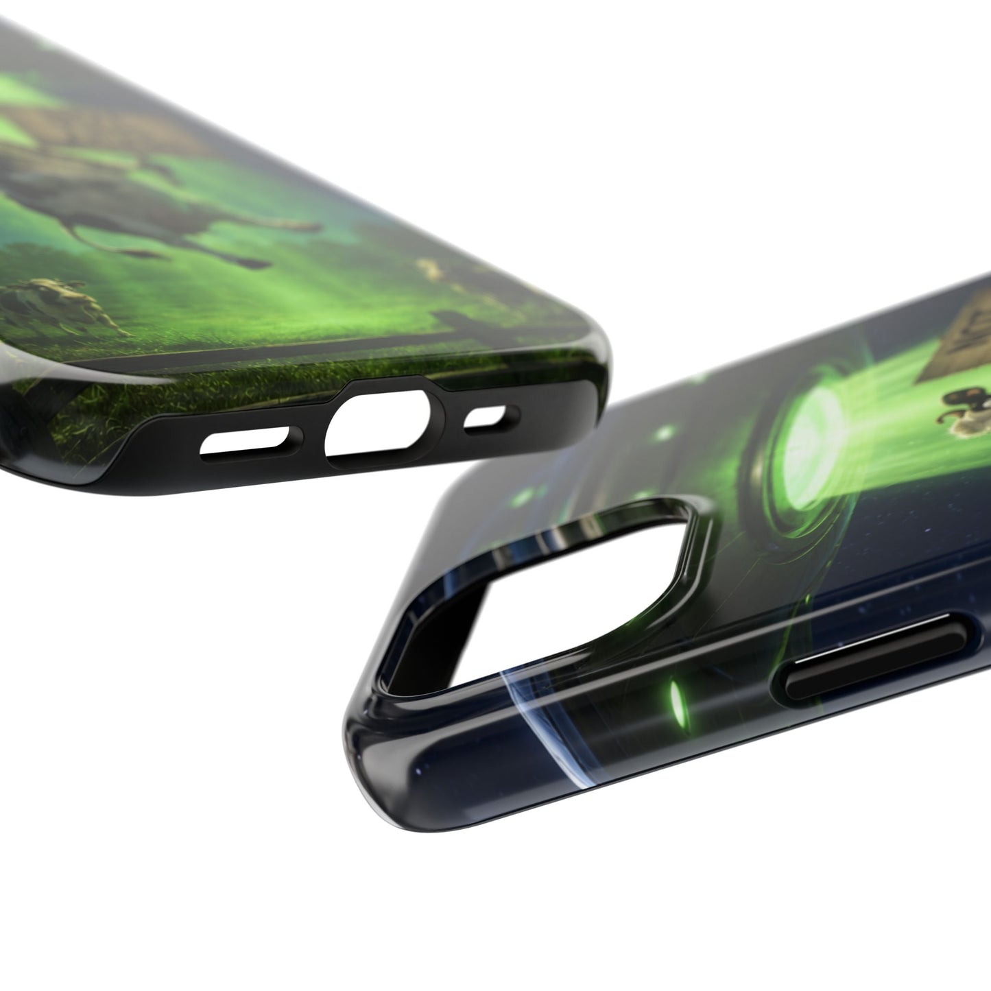 Phone Case — Funny Alien Abduction Cow Design ("Not This Again")