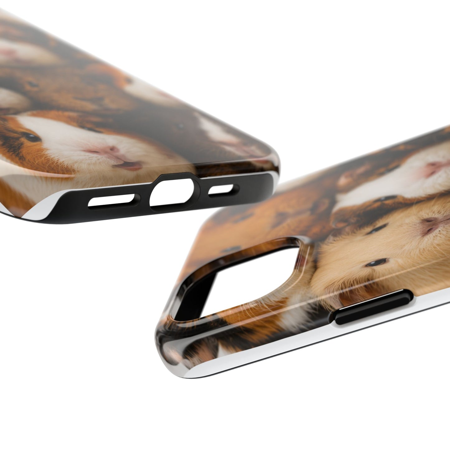 Guinea Pig Collage Tough Phone Case — Cute Small Pet Protective Phone Cover