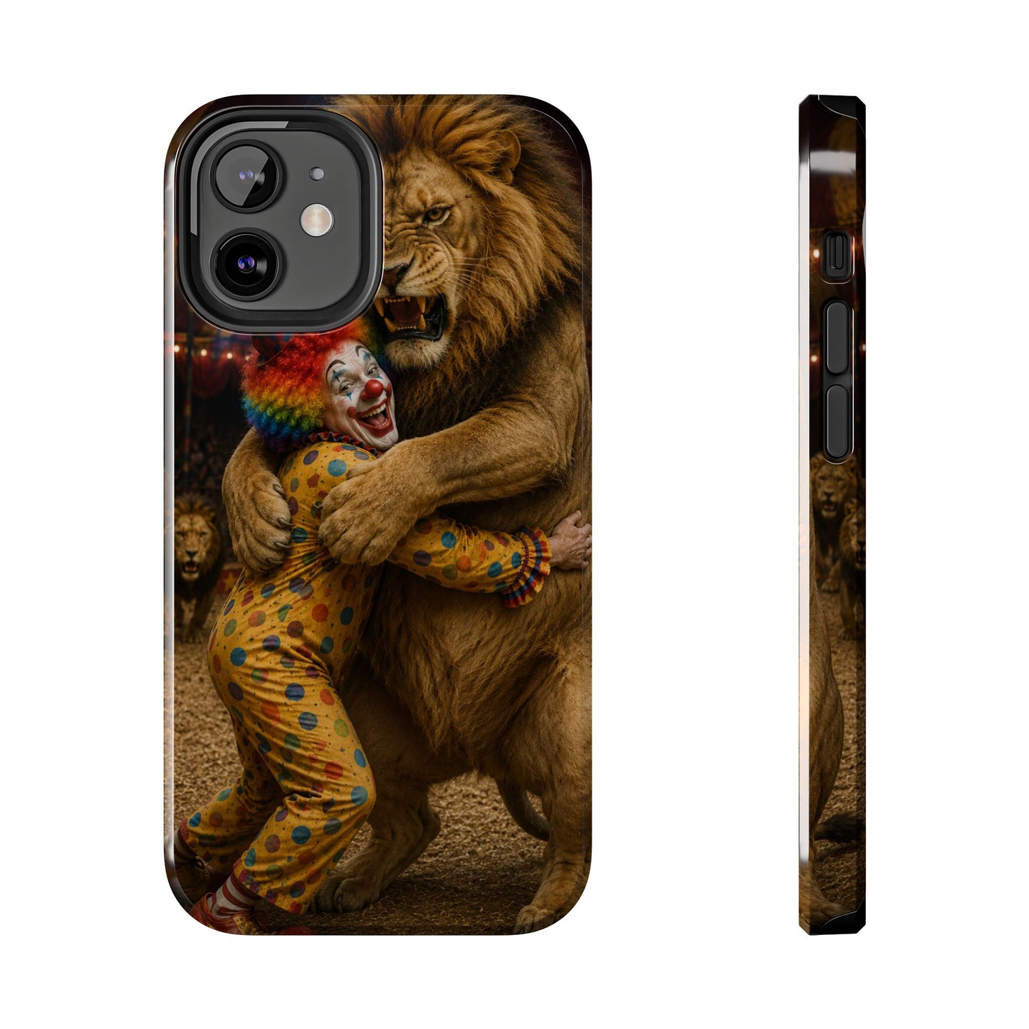 Phone Case — Lion Embrace Clown Tough Protective Case