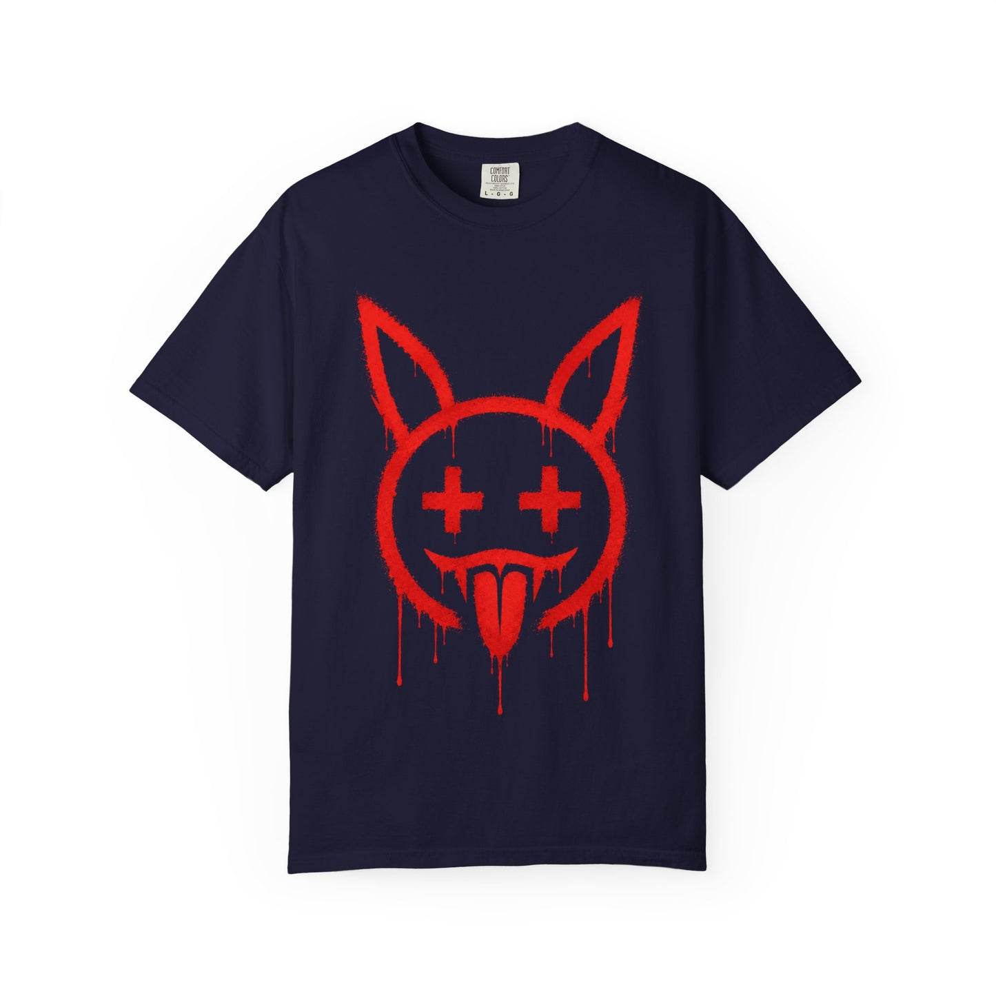 Metallic Souls Graffiti Bunny Heavyweight Streetwear T-Shirt