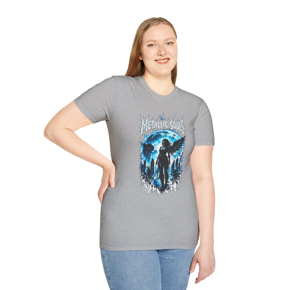 Mystical Blue Raven Forest T-Shirt
