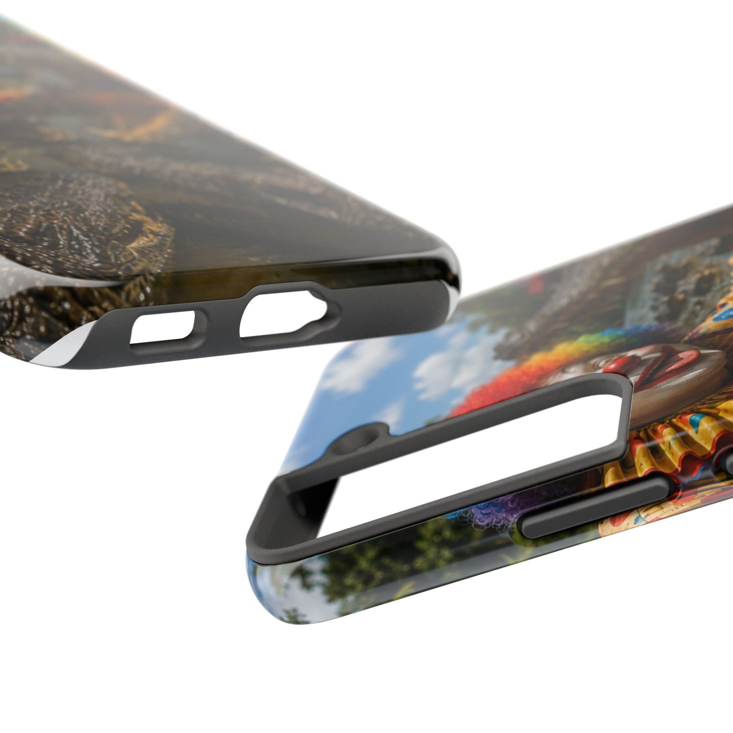 Creepy Clown Alligator Tough Phone Case — Horror Phone Cover for Scary Fans