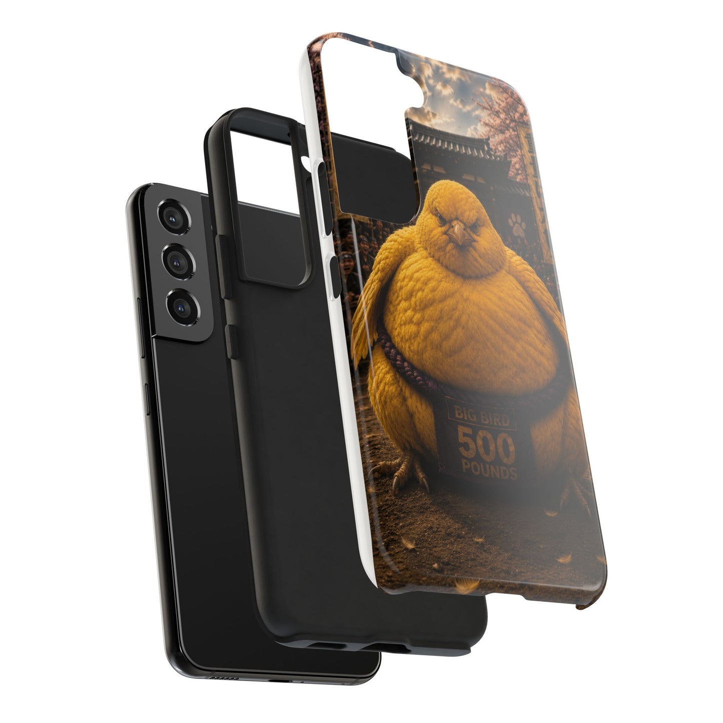 Big Bird Tough Phone Case - 500 Pounds Chubby Bird Protective Cover