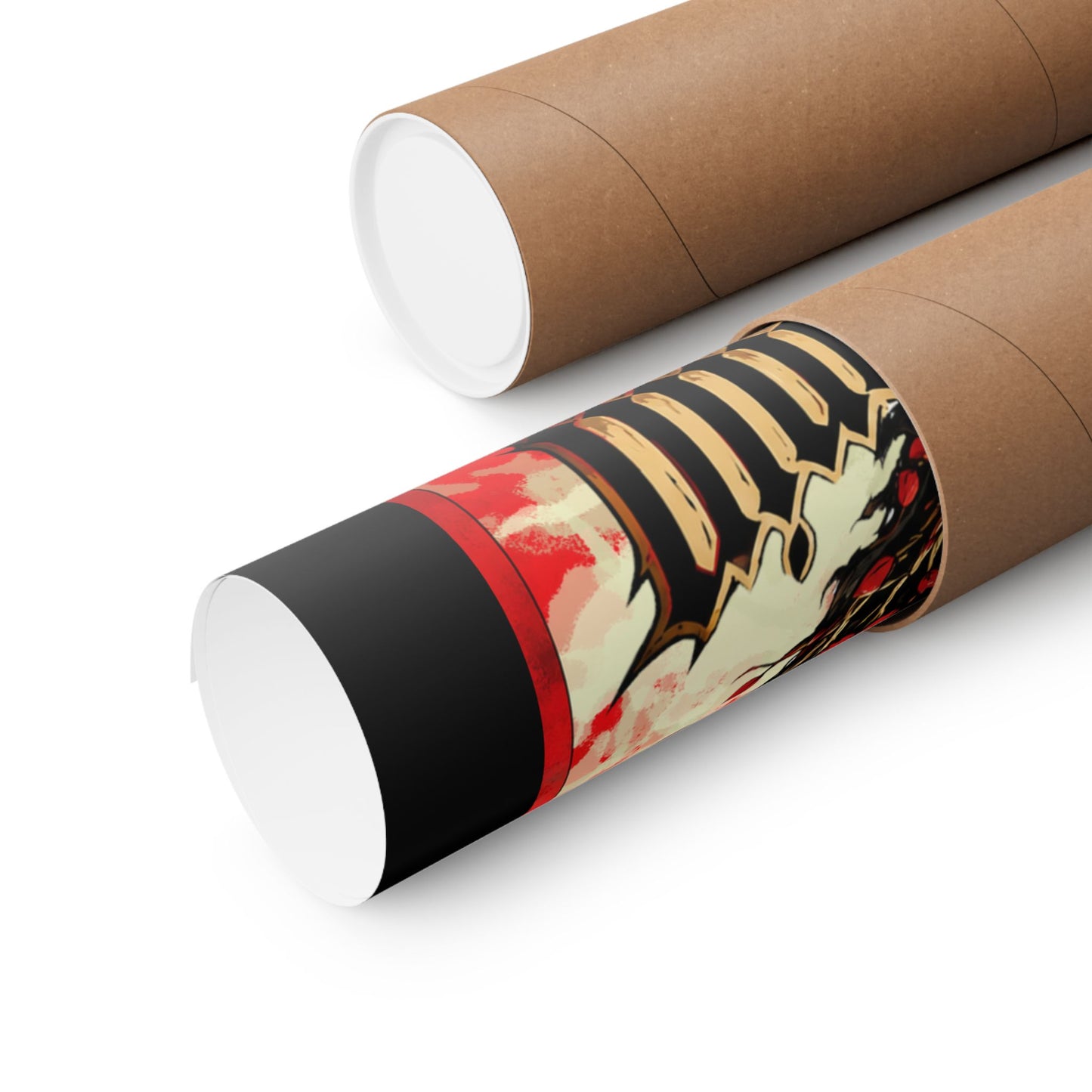 Samurai Wrath Poster — 'Wrath of the Ronin' Matte Vertical Art Print