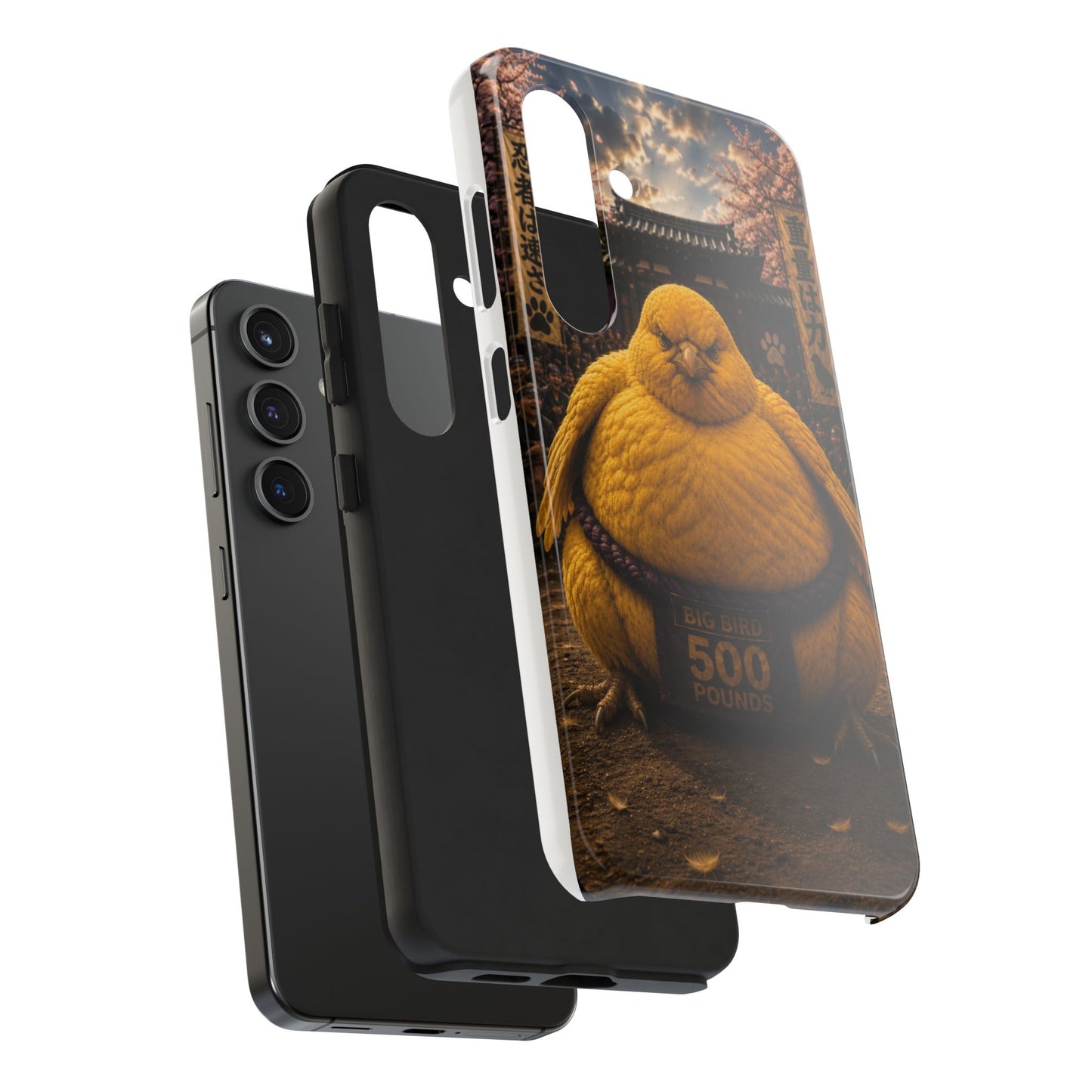 Big Bird Tough Phone Case - 500 Pounds Chubby Bird Protective Cover