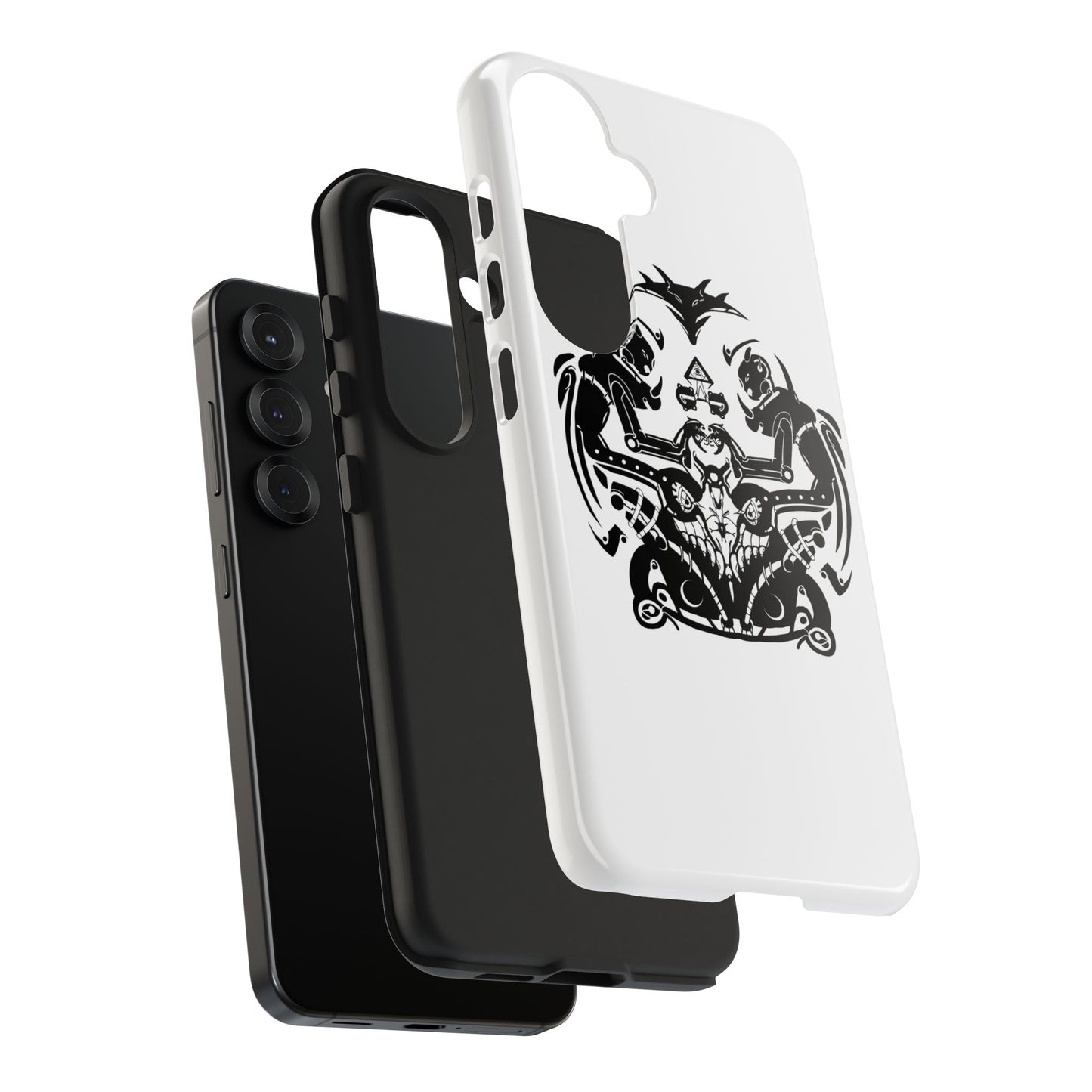 Viking Knotwork Tough Phone Case — Norse Warrior Tribal Design