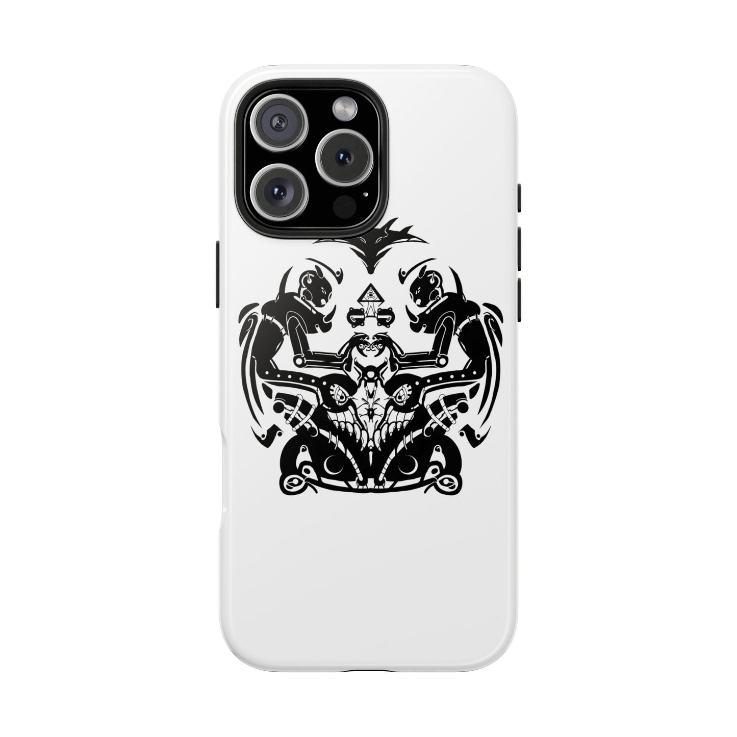Viking Knotwork Tough Phone Case — Norse Warrior Tribal Design