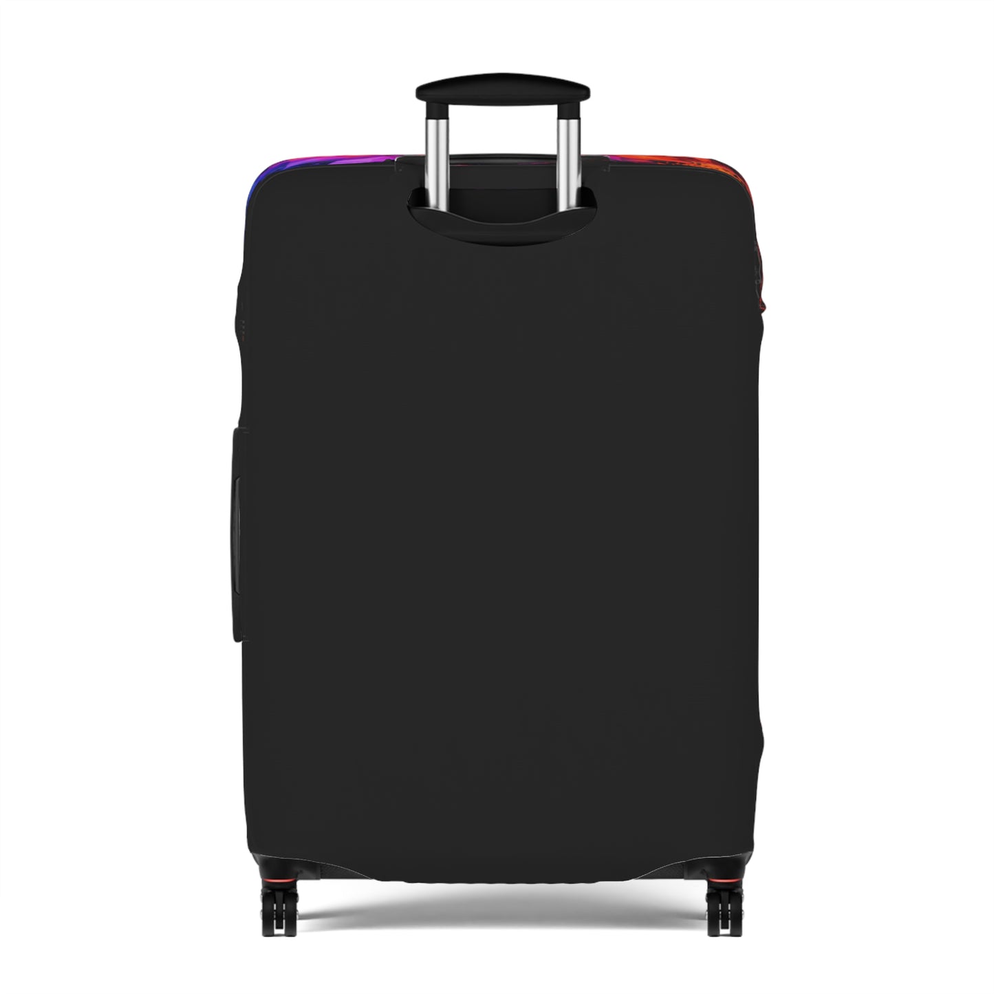 Lion Face Luggage Cover — Vibrant Rainbow Mane Travel Protector