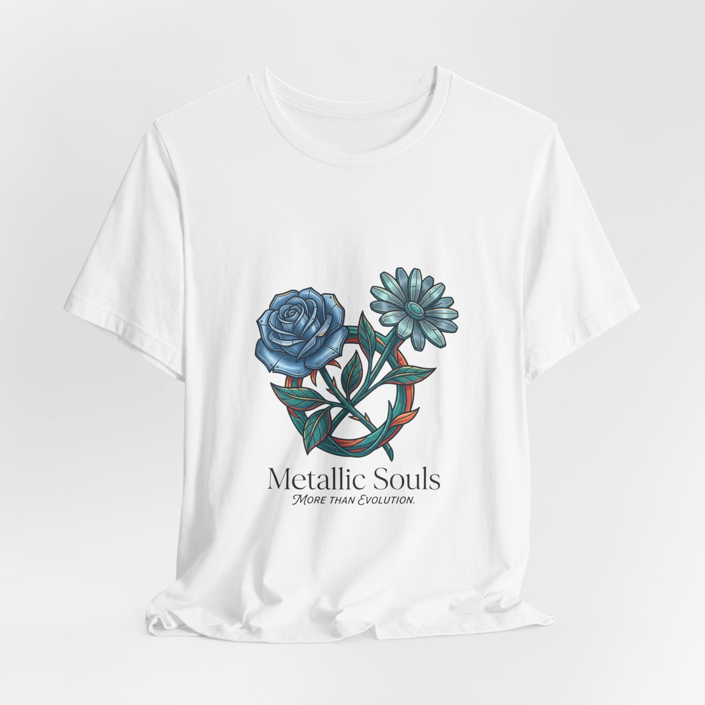 Birth Month Flower Tee | Botanical Watercolor Line Art, Personalized Name