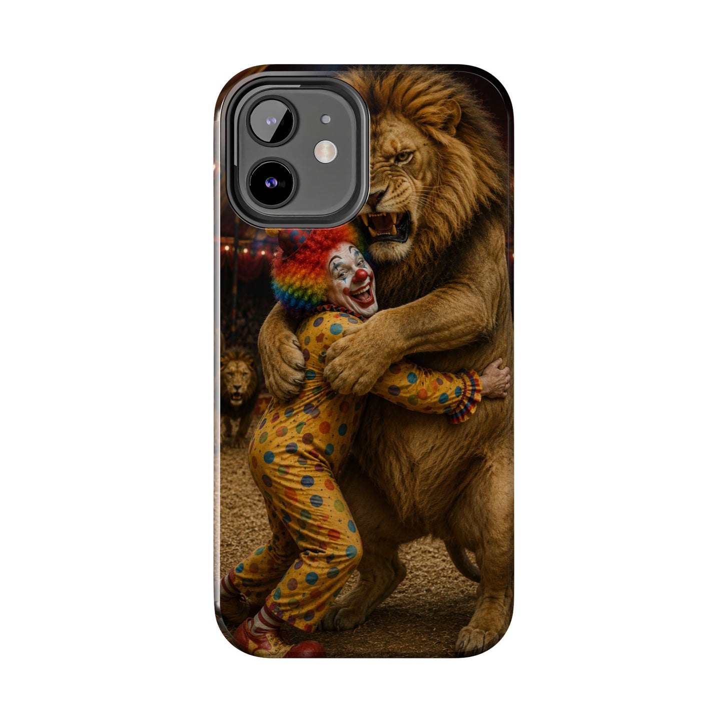 Phone Case — Lion Embrace Clown Tough Protective Case