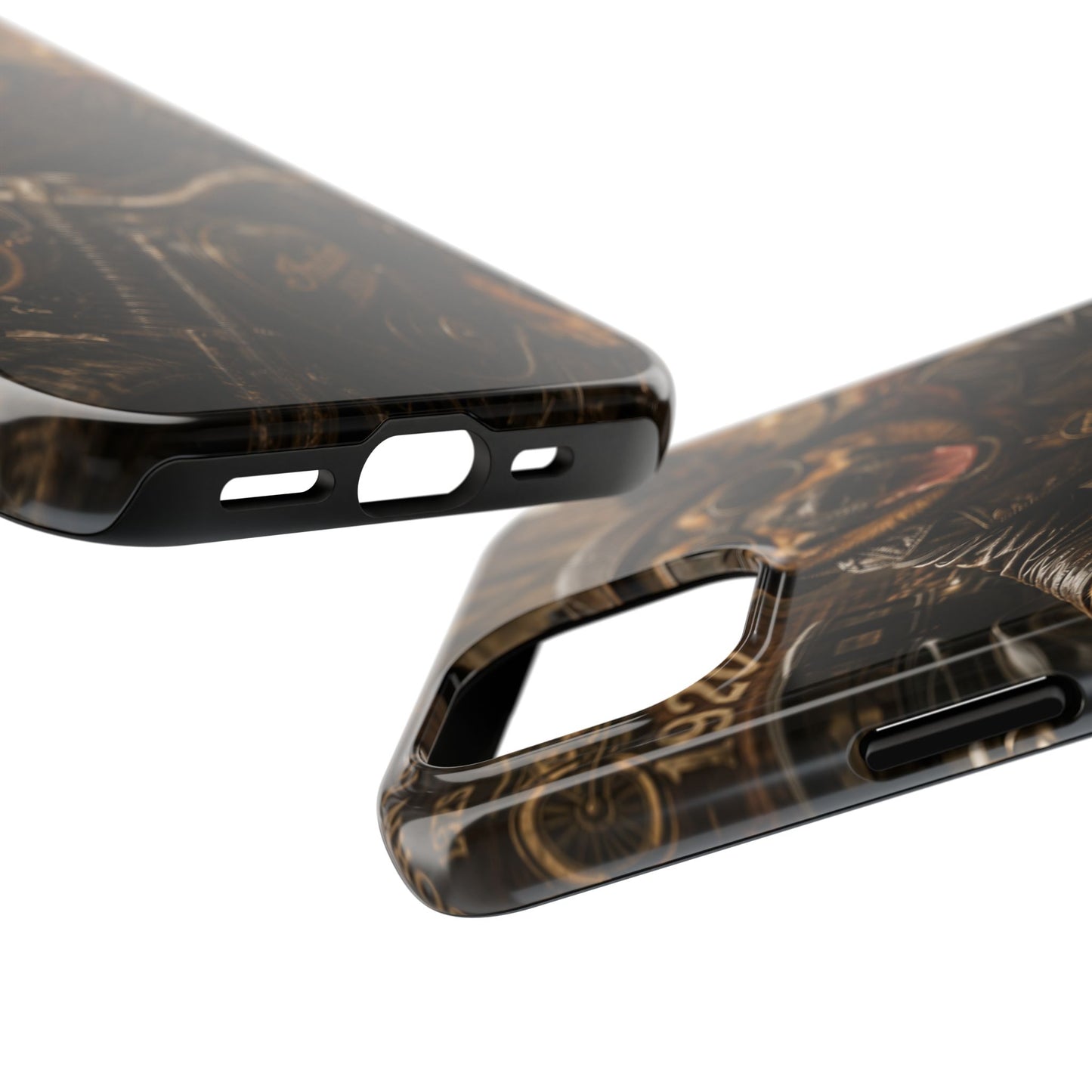 Phone Case — Biker Dog Riding Motorcycle Protective Tough Cover
