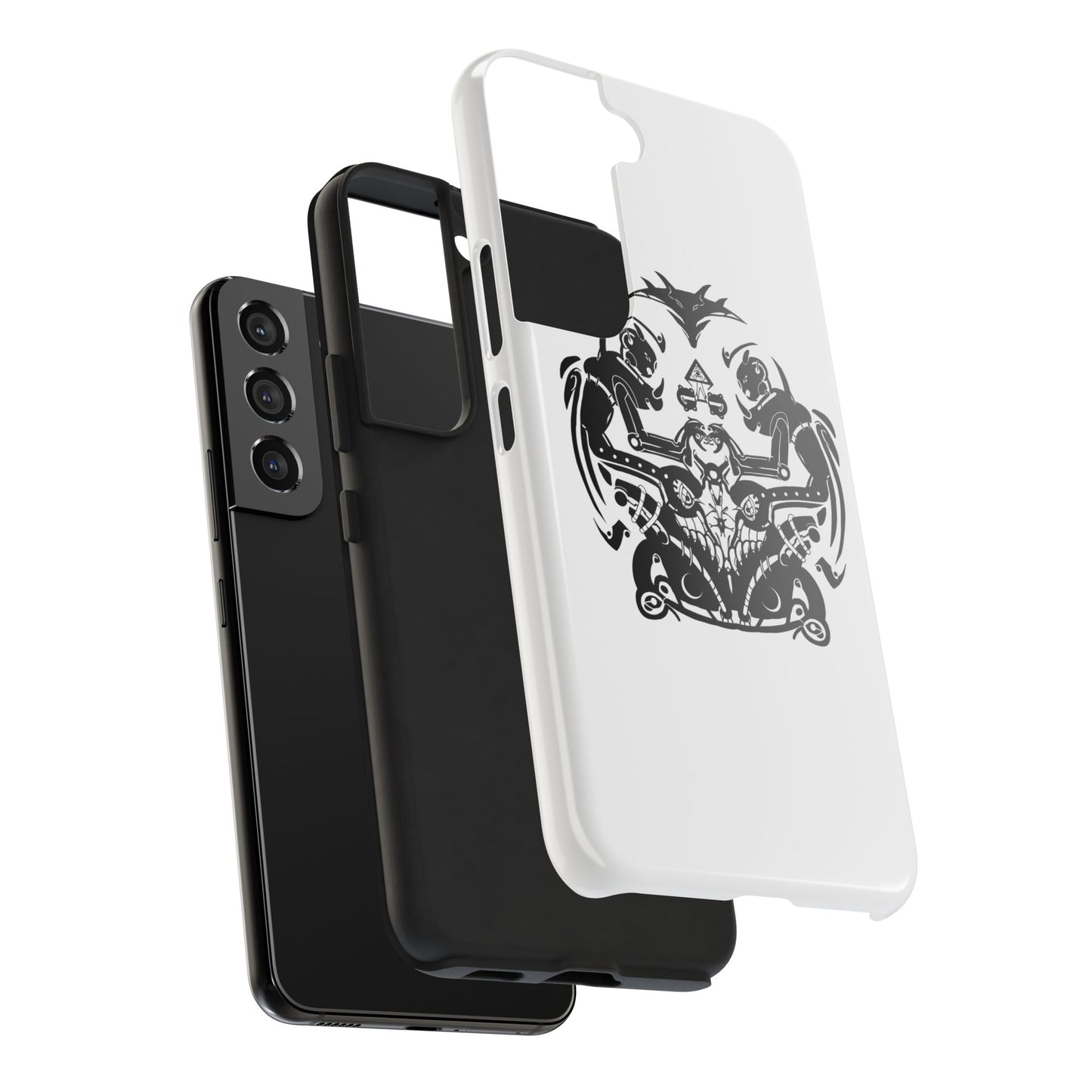 Viking Knotwork Tough Phone Case — Norse Warrior Tribal Design