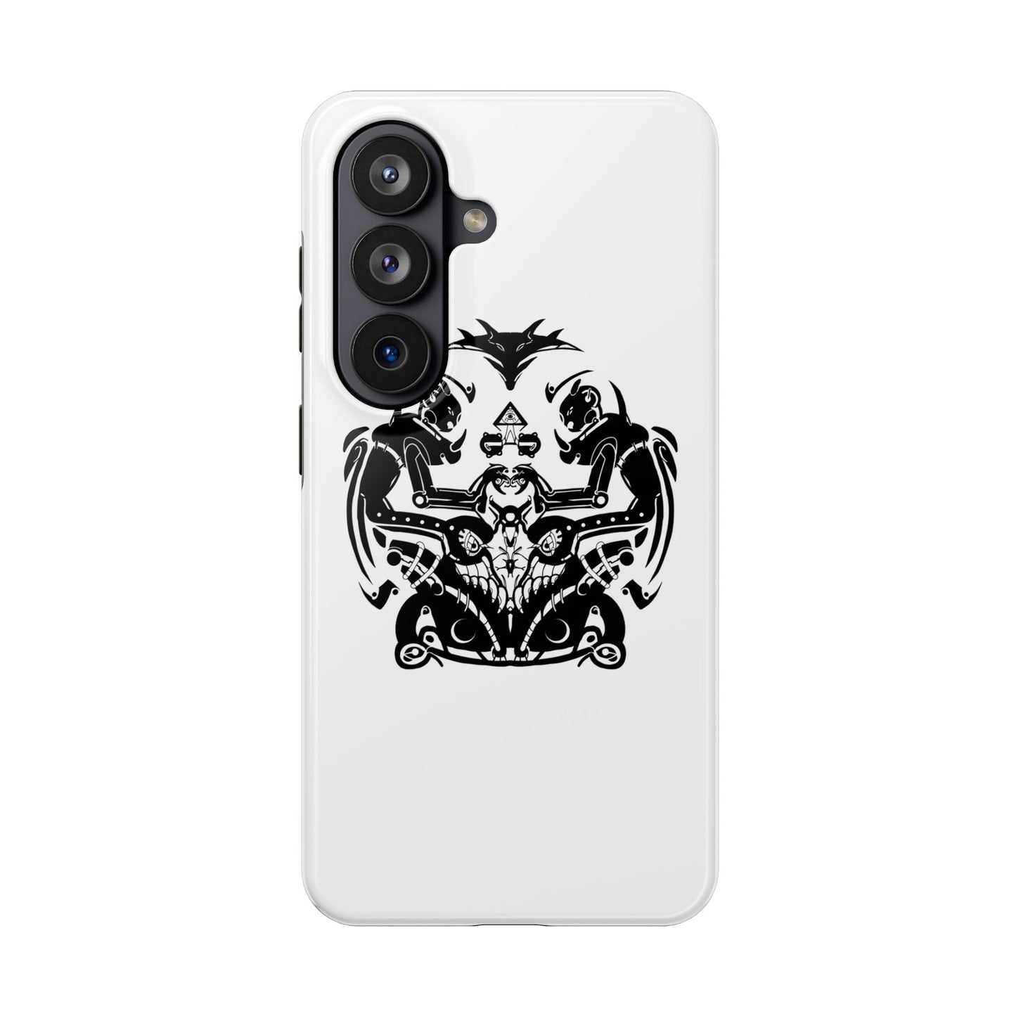Viking Knotwork Tough Phone Case — Norse Warrior Tribal Design