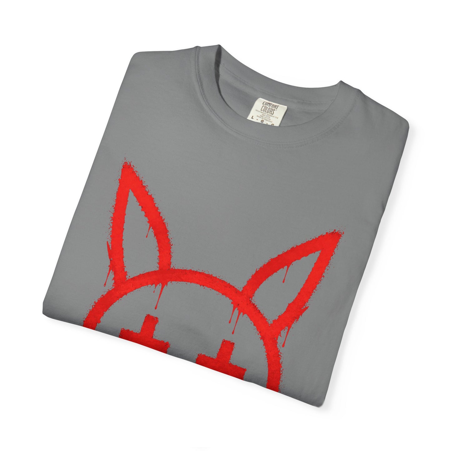 Metallic Souls Graffiti Bunny Heavyweight Streetwear T-Shirt
