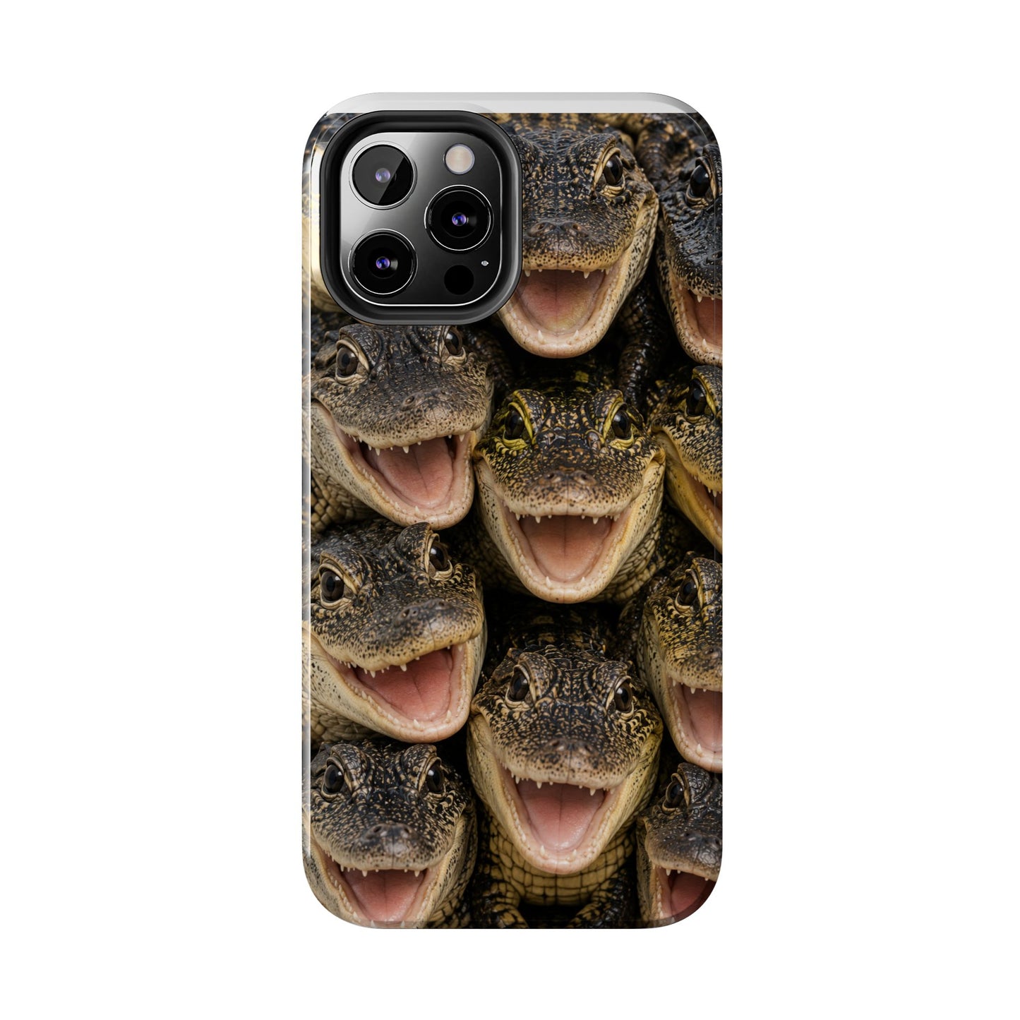 Alligator Smile Tough Phone Case — Funny Gator Print Protective Phone Cover