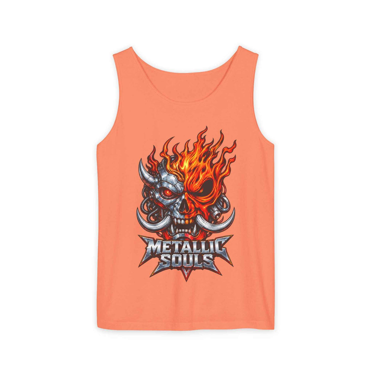 Flaming Skull "Metallic Souls" Tank Top