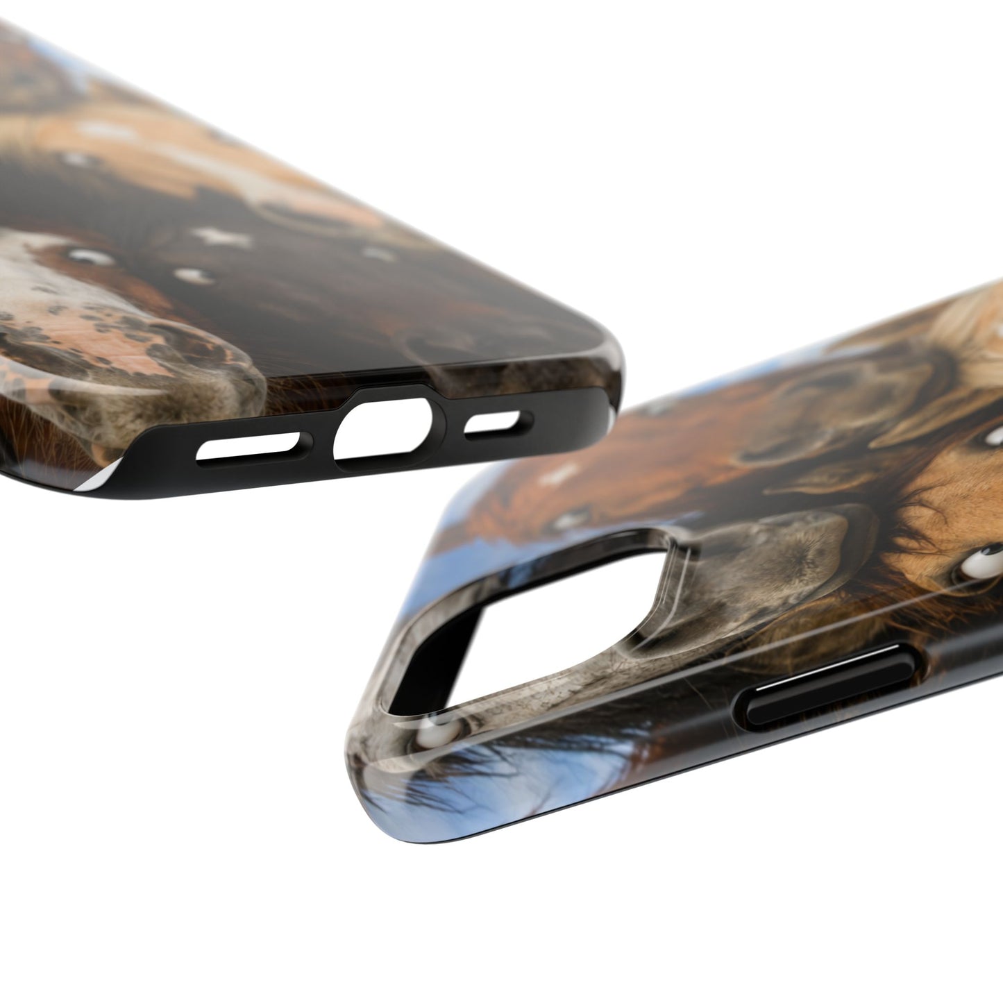 Horse Herd Phone Case — Funny Goofy Horses Tough Protective Cover
