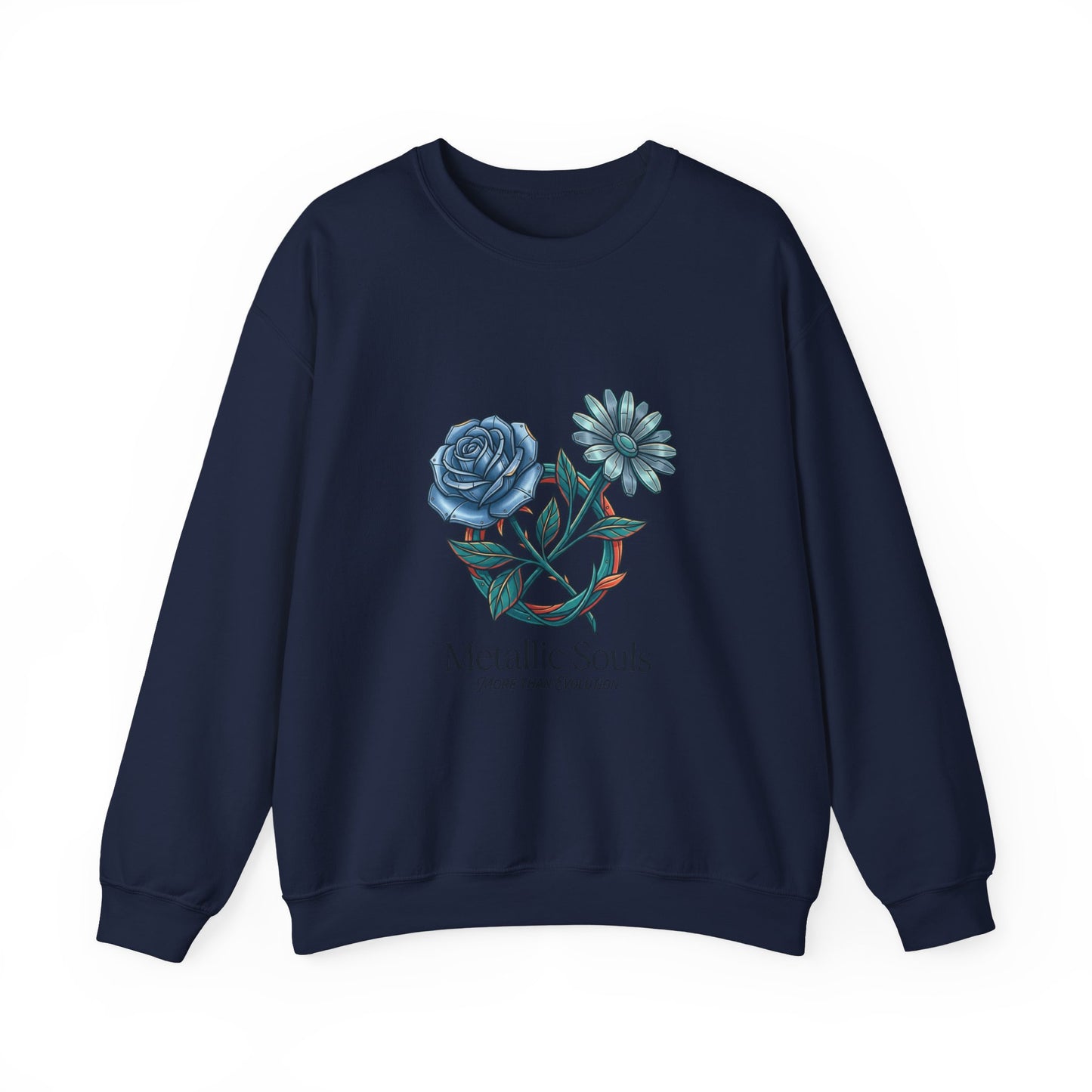 Birth Flower Crewneck Sweatshirt | Botanical Watercolor, Personalized Name