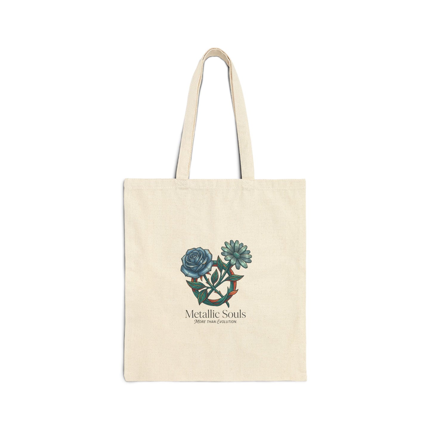 Birth Month Flower Tote, botanical watercolor, personalized name