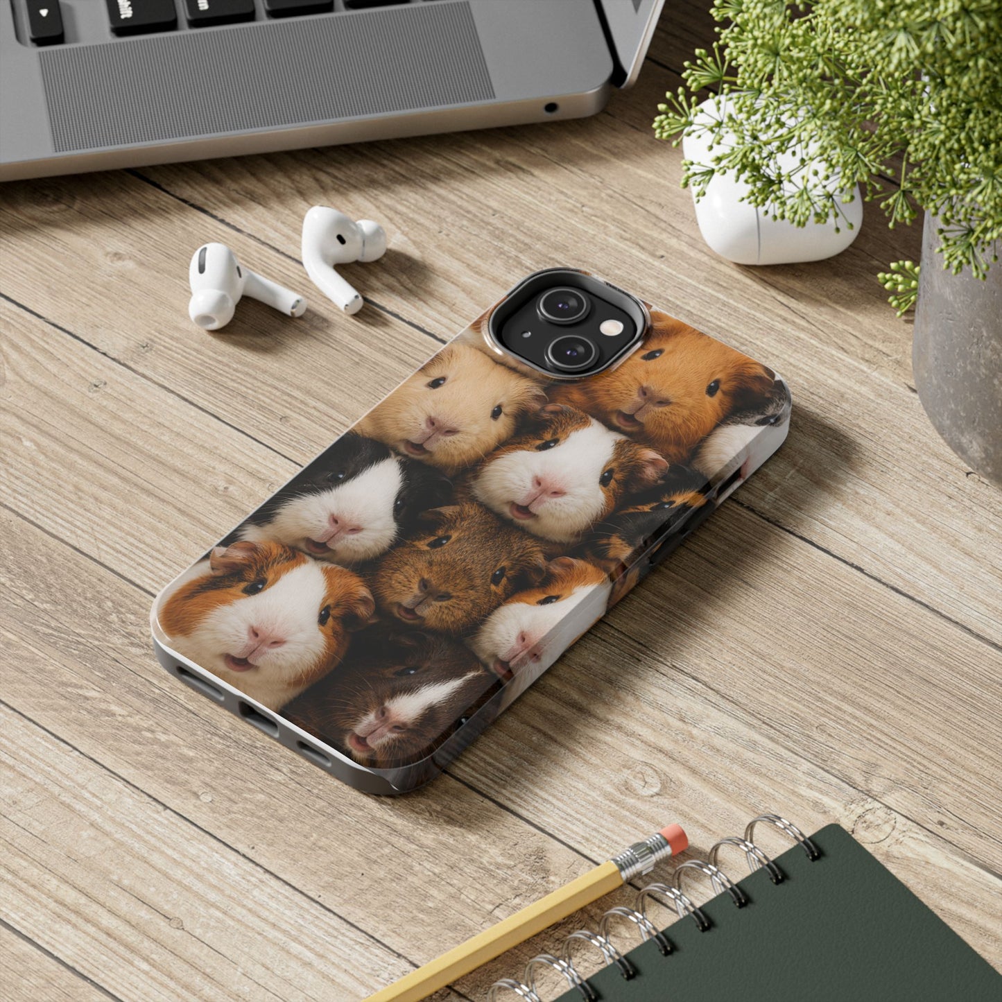 Guinea Pig Collage Tough Phone Case — Cute Small Pet Protective Phone Cover
