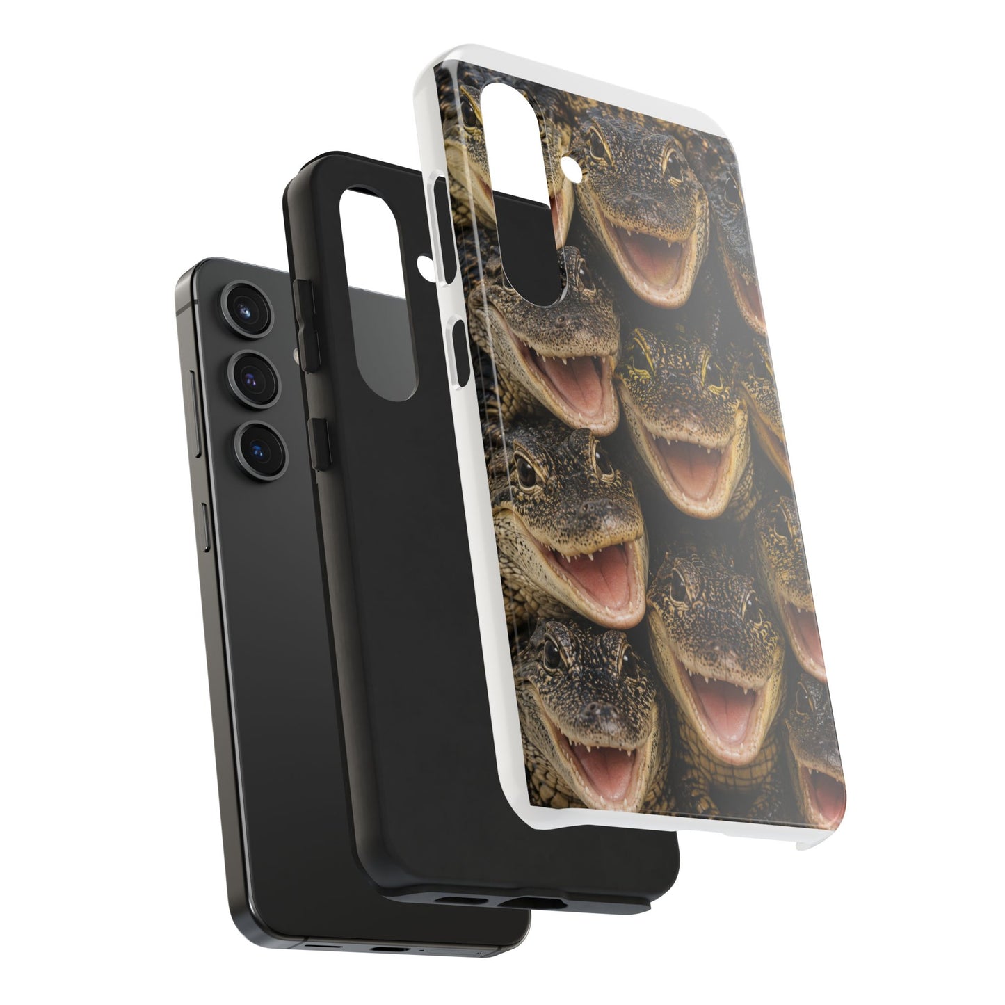 Alligator Smile Tough Phone Case — Funny Gator Print Protective Phone Cover