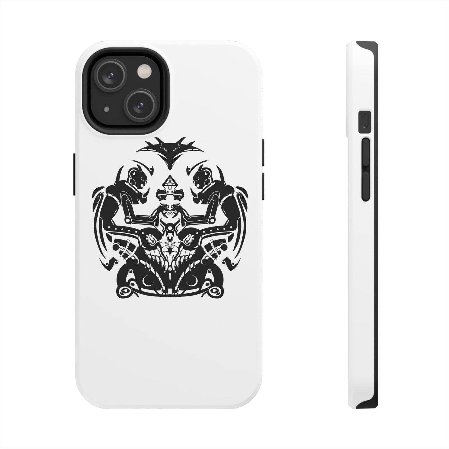 Viking Knotwork Tough Phone Case — Norse Warrior Tribal Design