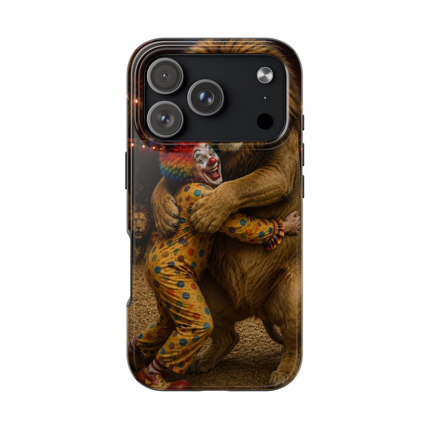 Phone Case — Lion Embrace Clown Tough Protective Case