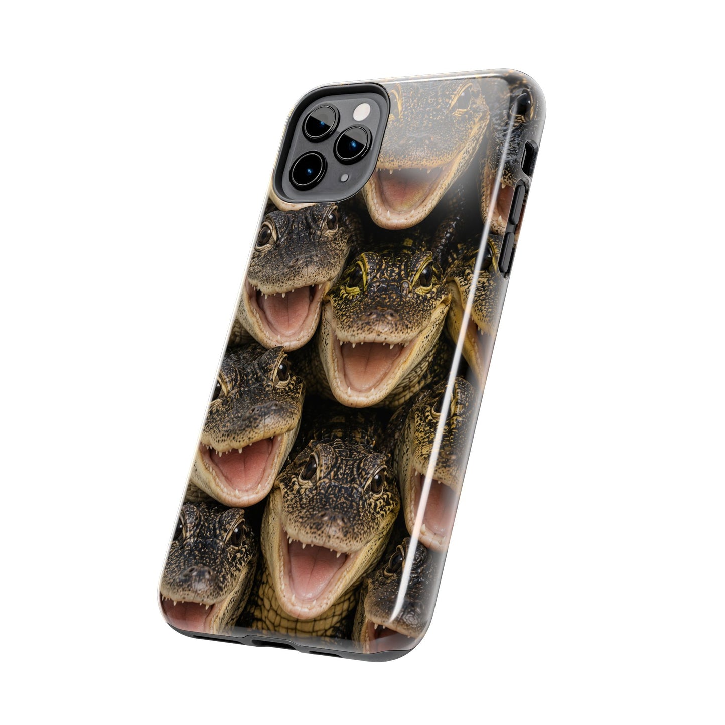 Alligator Smile Tough Phone Case — Funny Gator Print Protective Phone Cover