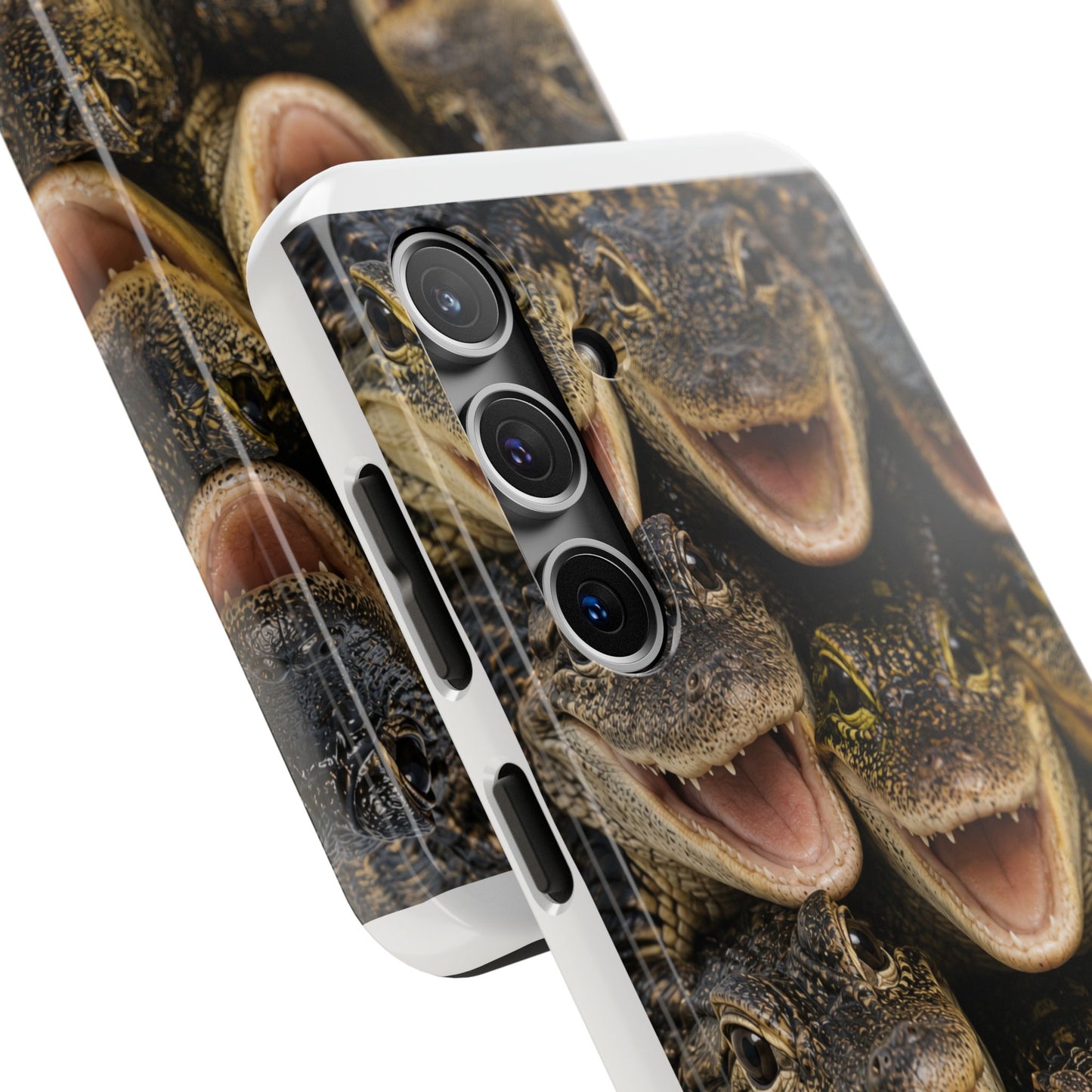 Alligator Smile Tough Phone Case — Funny Gator Print Protective Phone Cover