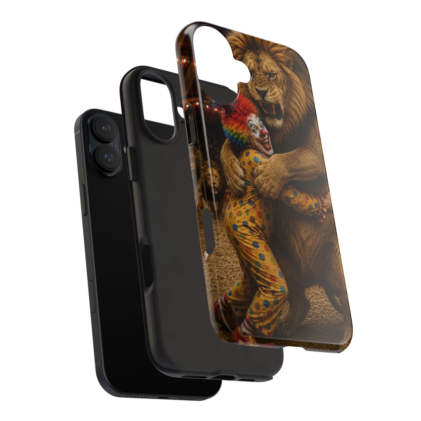 Phone Case — Lion Embrace Clown Tough Protective Case