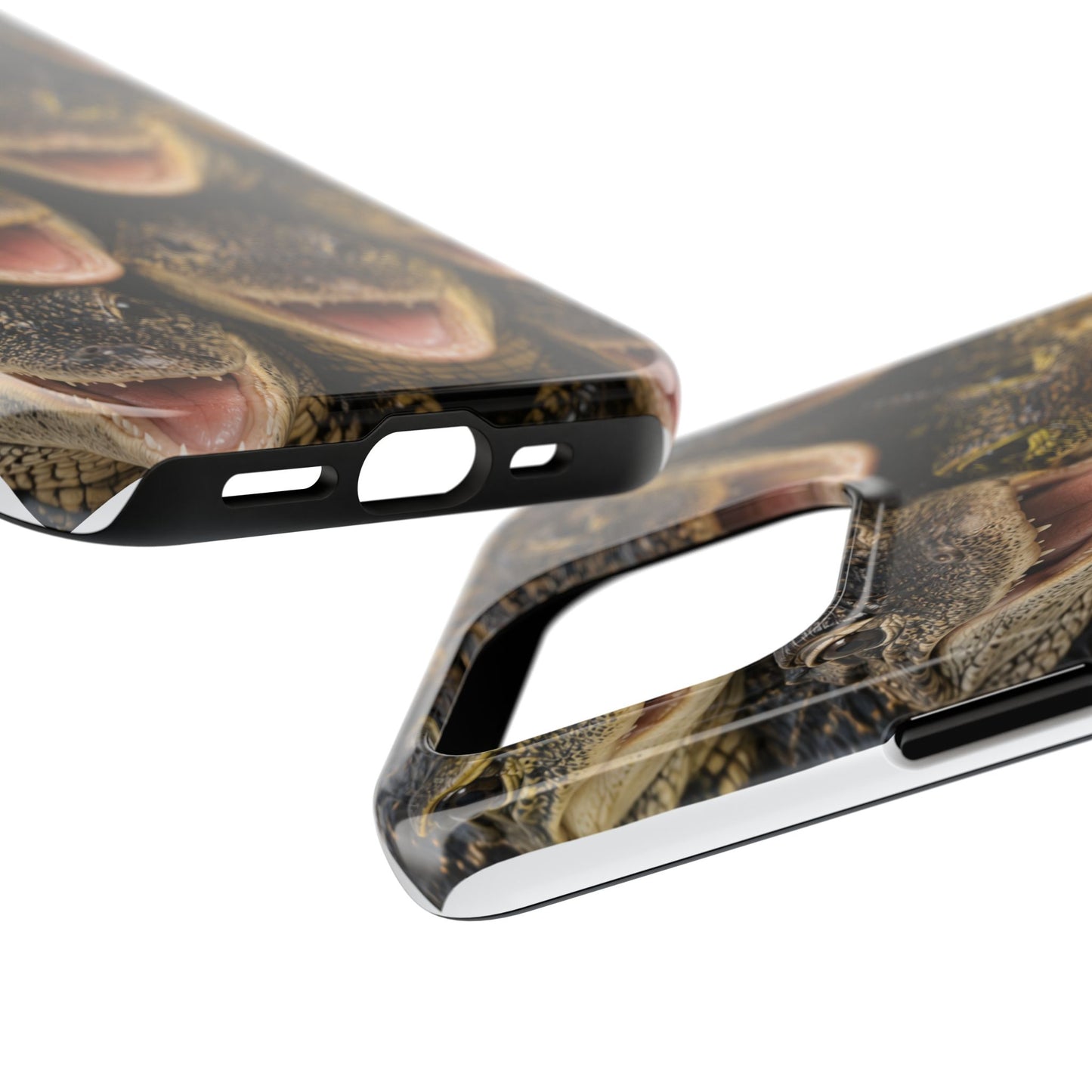 Alligator Smile Tough Phone Case — Funny Gator Print Protective Phone Cover