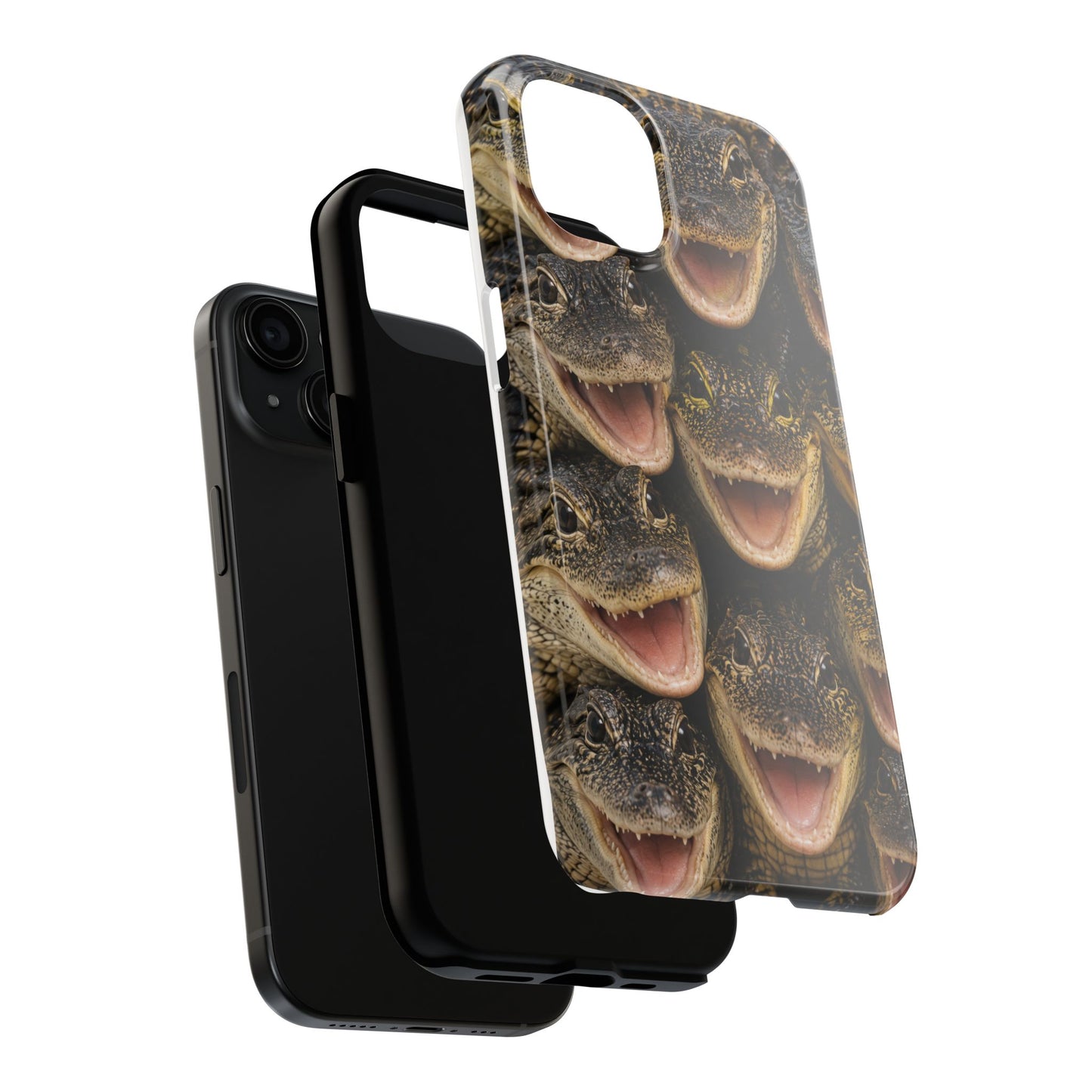 Alligator Smile Tough Phone Case — Funny Gator Print Protective Phone Cover