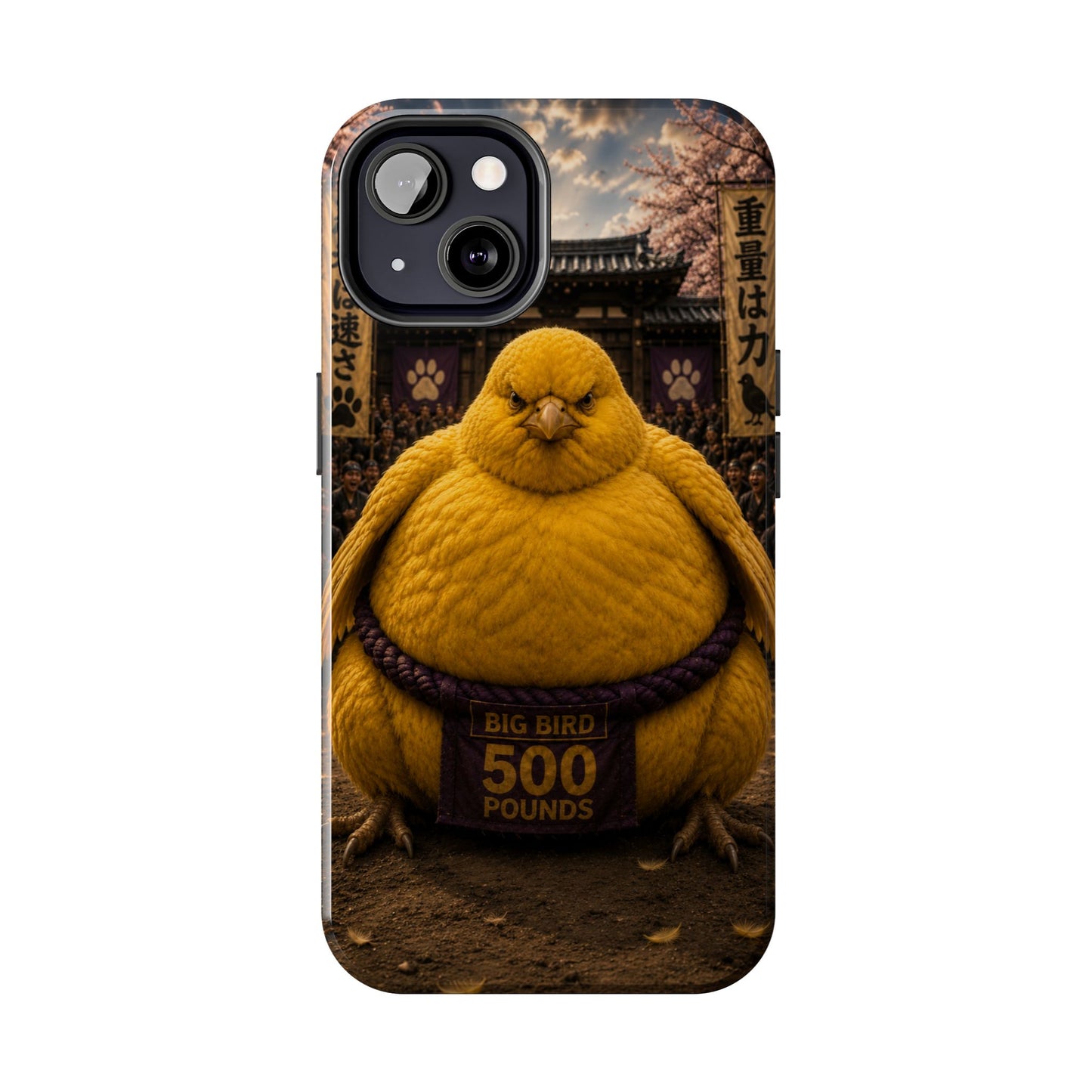 Big Bird Tough Phone Case - 500 Pounds Chubby Bird Protective Cover