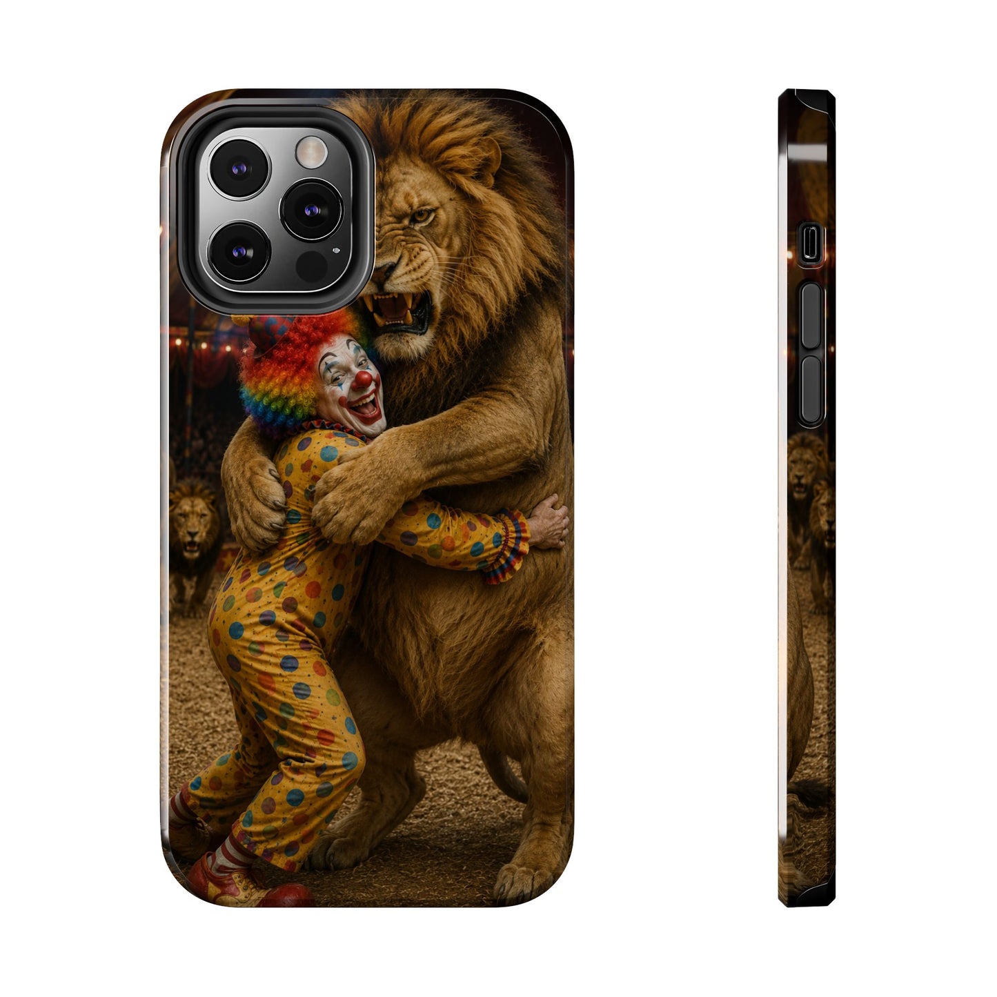 Phone Case — Lion Embrace Clown Tough Protective Case
