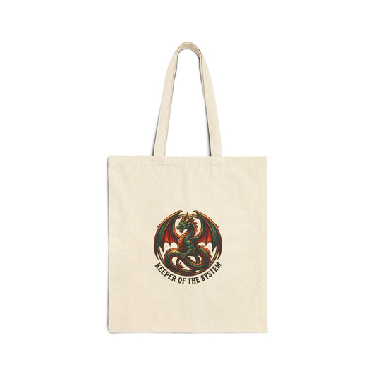 Dragon Emblem Tote | fantasy art, mythical creature, tattoo style
