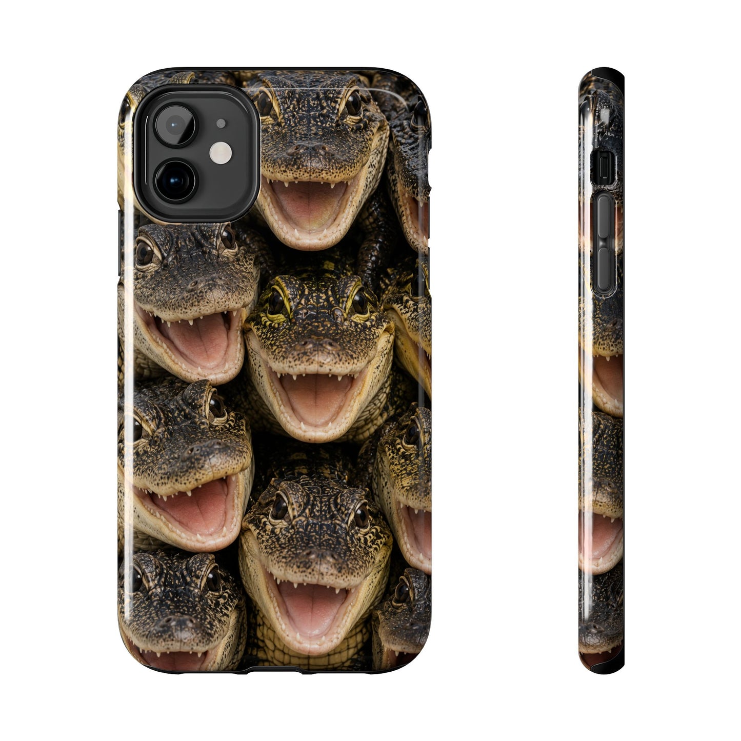 Alligator Smile Tough Phone Case — Funny Gator Print Protective Phone Cover