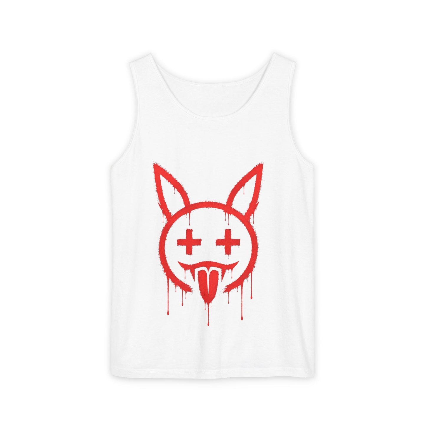 Metallic Souls Graffiti Bunny Streetwear Graphic T-Shirt