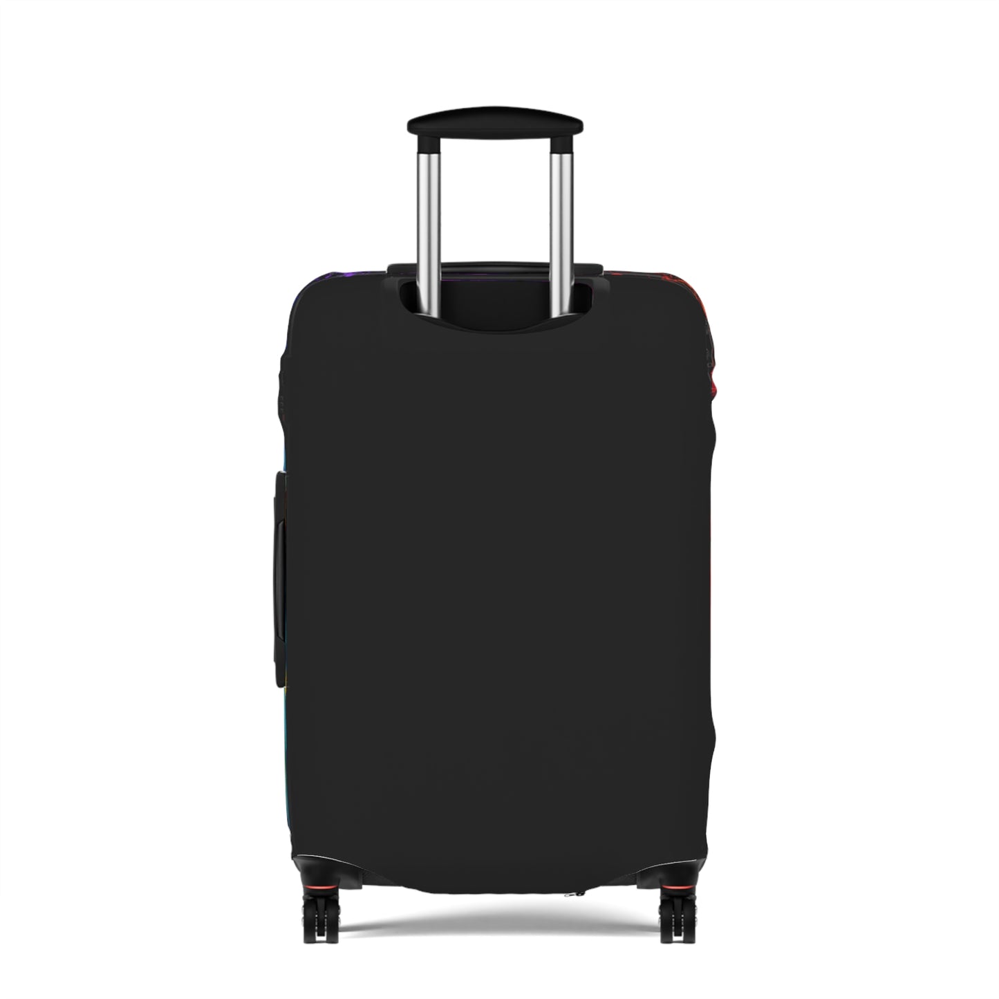 Lion Face Luggage Cover — Vibrant Rainbow Mane Travel Protector