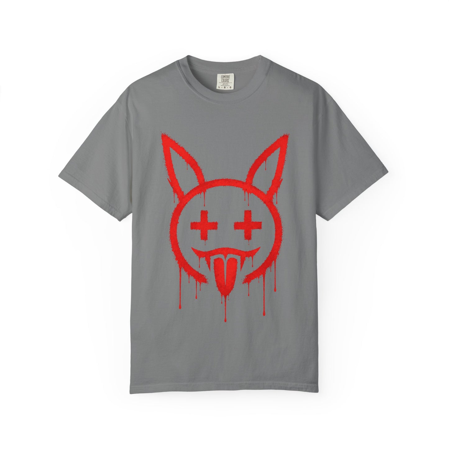 Metallic Souls Graffiti Bunny Heavyweight Streetwear T-Shirt