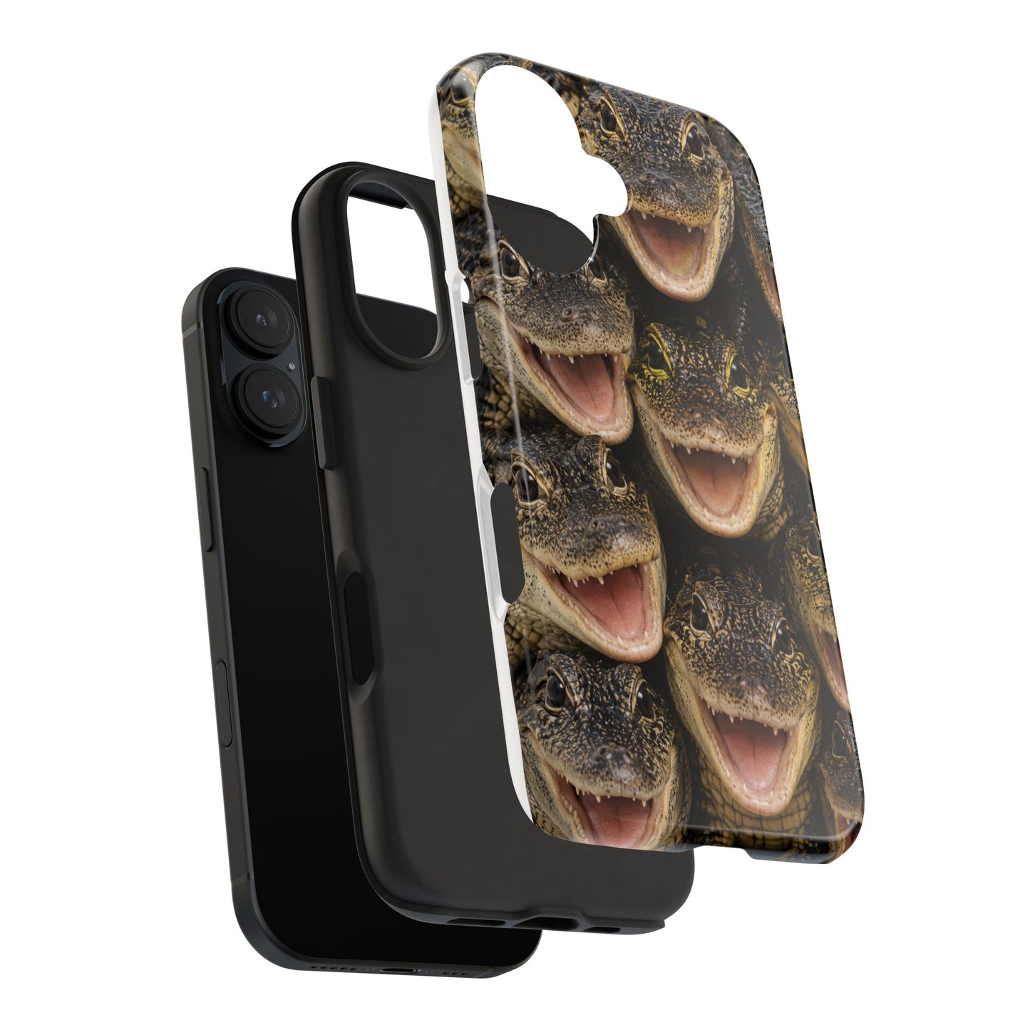 Alligator Smile Tough Phone Case — Funny Gator Print Protective Phone Cover