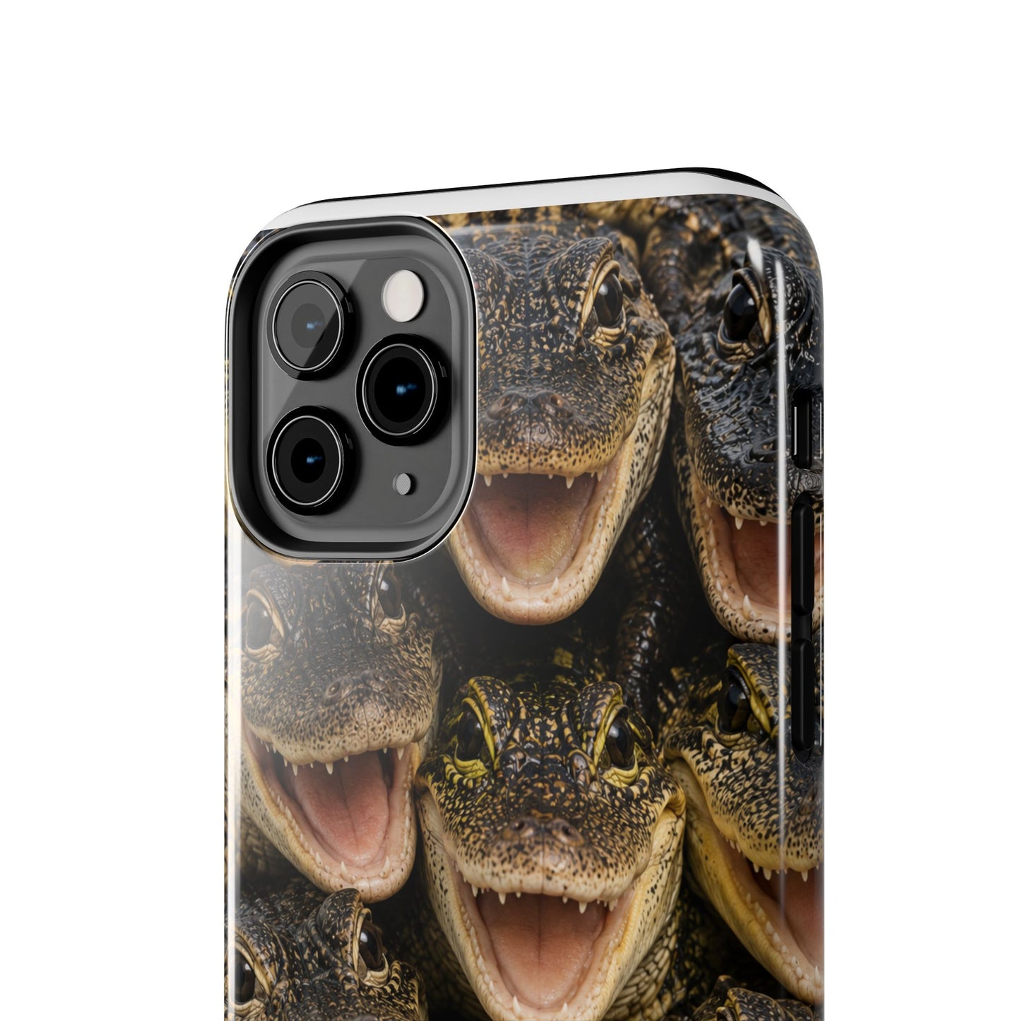 Alligator Smile Tough Phone Case — Funny Gator Print Protective Phone Cover