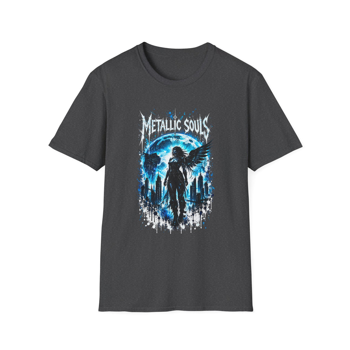 Mystical Blue Raven Forest T-Shirt