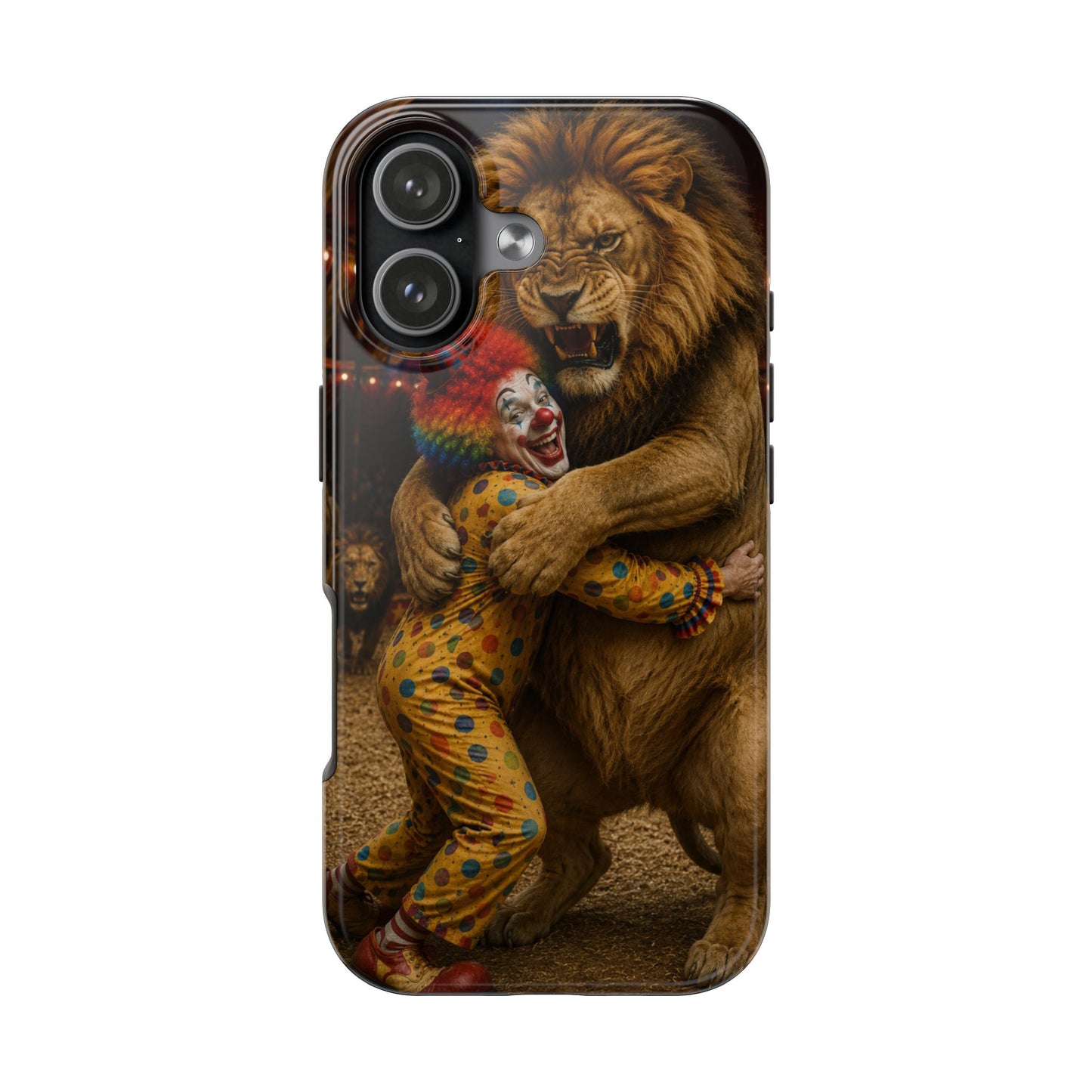 Phone Case — Lion Embrace Clown Tough Protective Case